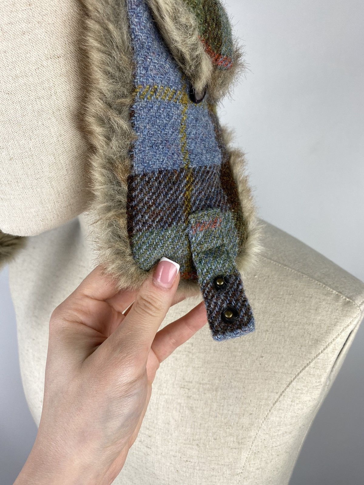 Harris Tweed Harris Tweed wool trapper Ushanka hat size L Size ONE SIZE - 11 Thumbnail