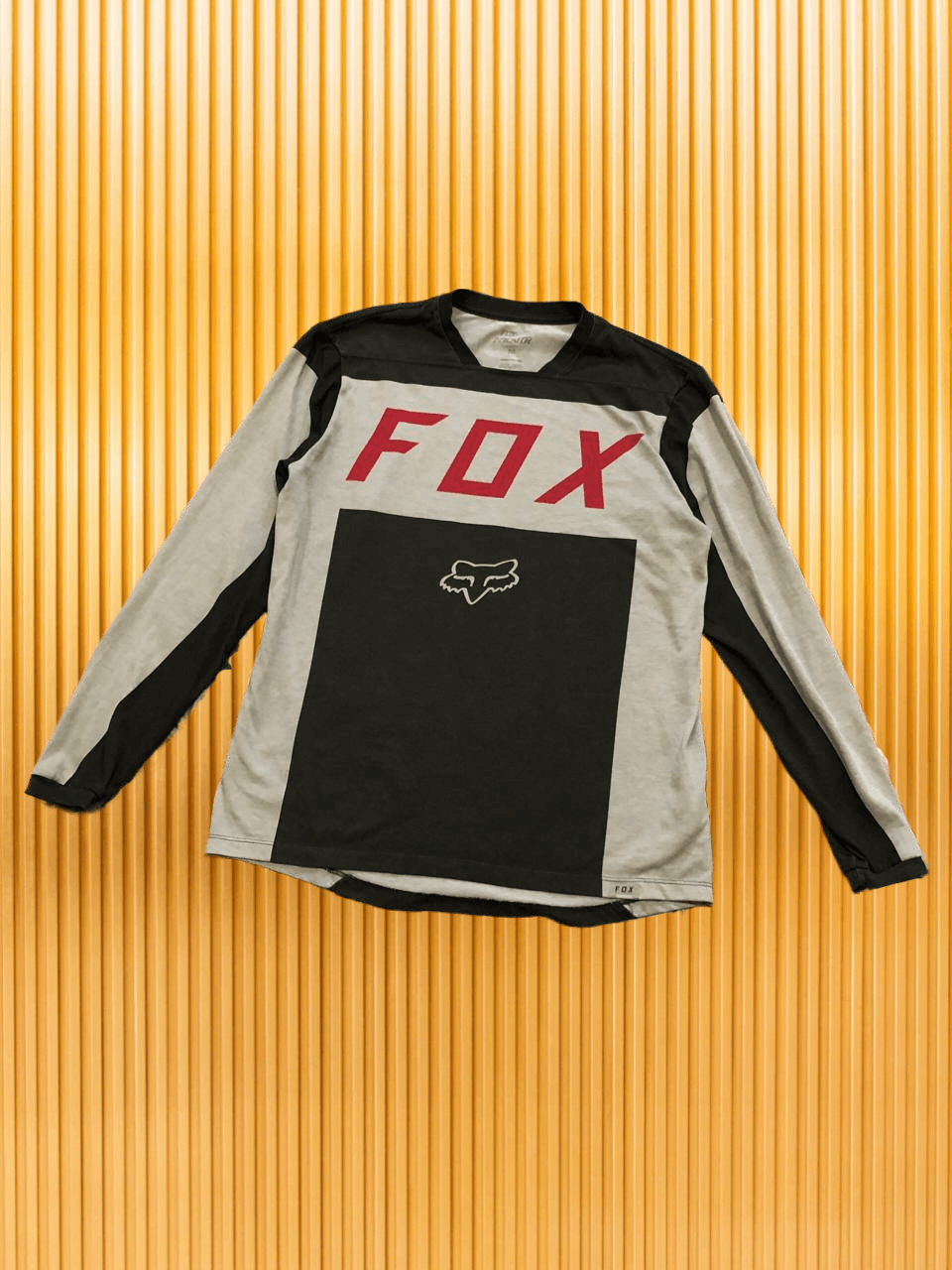 Fox Racing big logo gray Long Sleeve Vintage Y2K Fox Racing size M Size US M / EU 48-50 / 2 - 1 Thumbnail