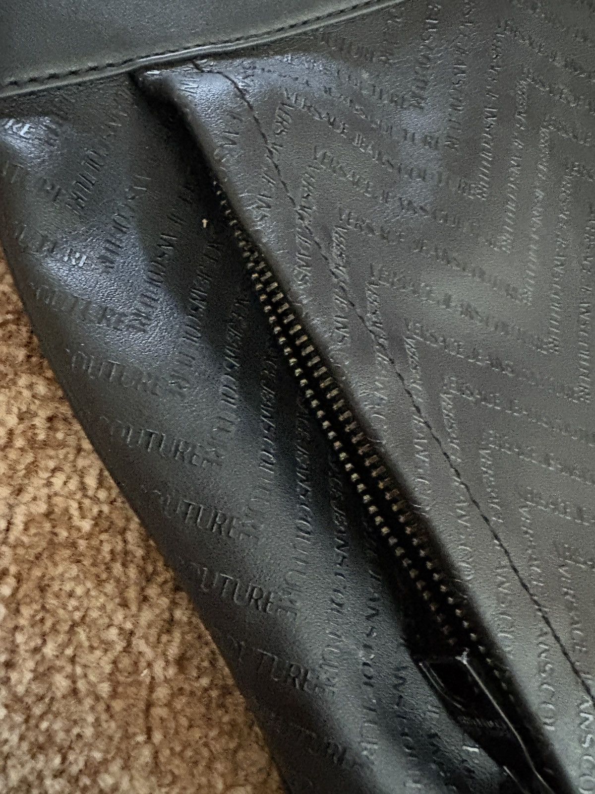 Versace Versace Jeans Couture Black Bag Size ONE SIZE - 7 Thumbnail