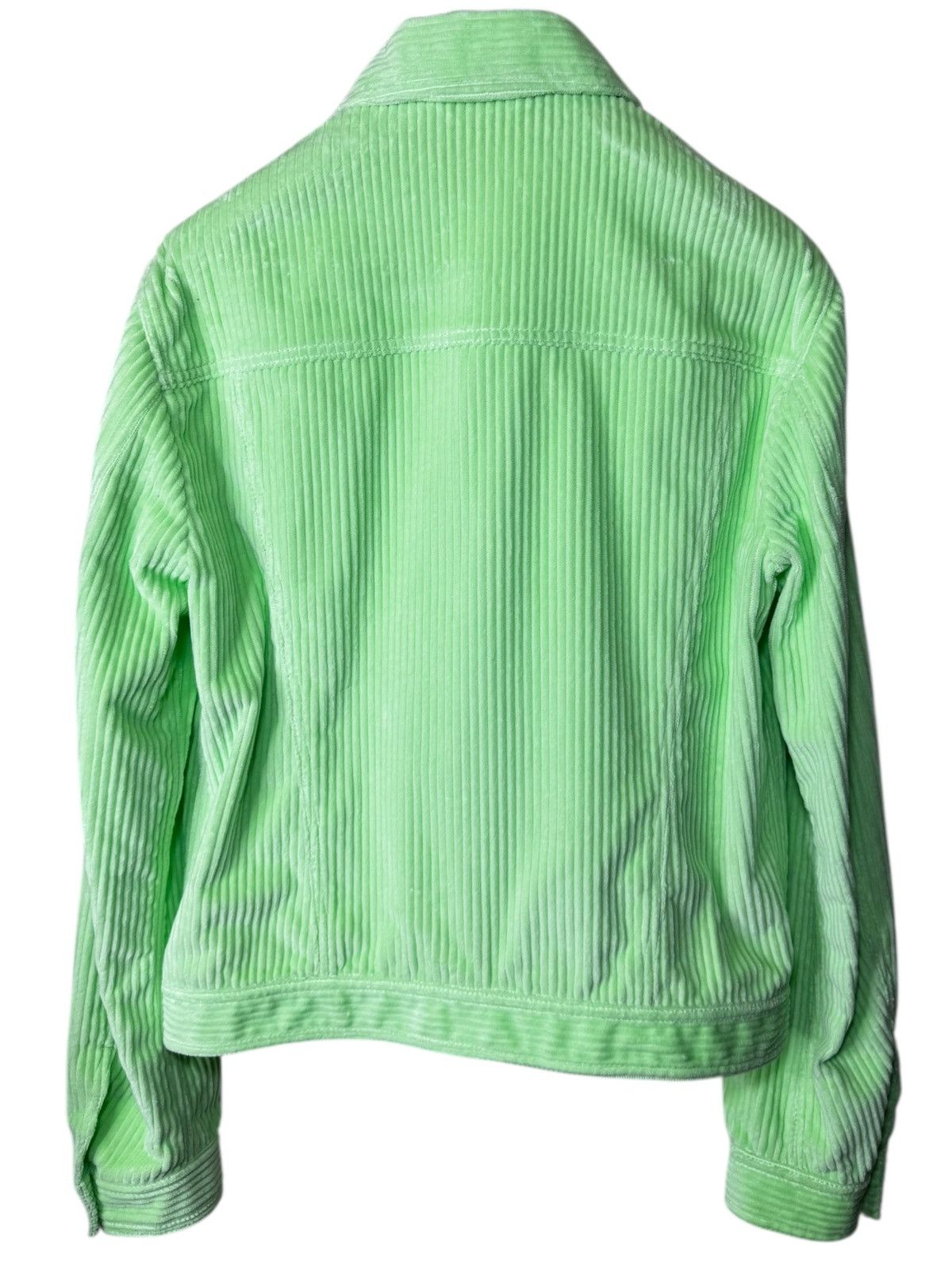 Versace Versace lime green corduroy jacket with Medusa buttons Size US M / EU 48-50 / 2 - 8 Thumbnail