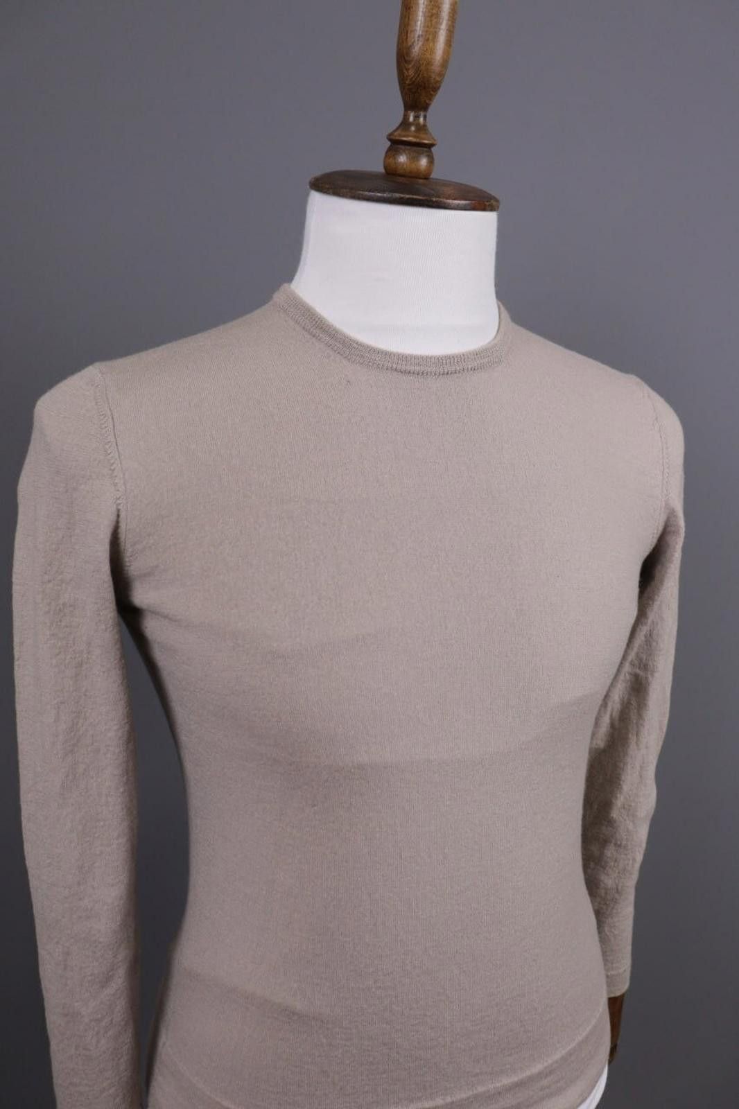 J.Lindeberg J.Lindeberg Brown Nigel Silk Wool Mix Sweater Size 4 / M Size US M / EU 48-50 / 2 - 4 Thumbnail