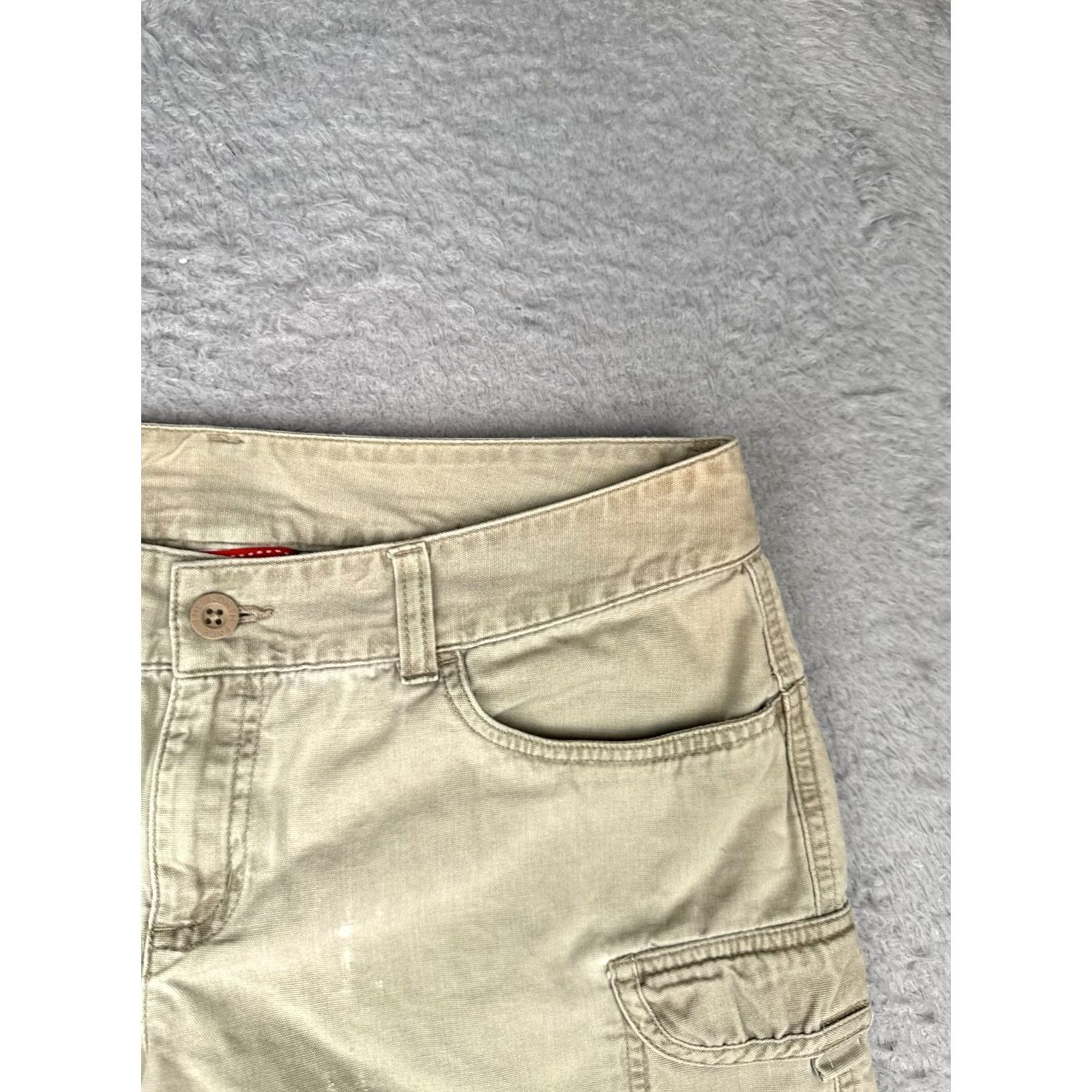 The North Face The North Face Shorts Womens 10 Beige Cargo 100% Cotton Hike Camp Fishing 32x6 Size 32" / US 10 / IT 46 - 5 Thumbnail