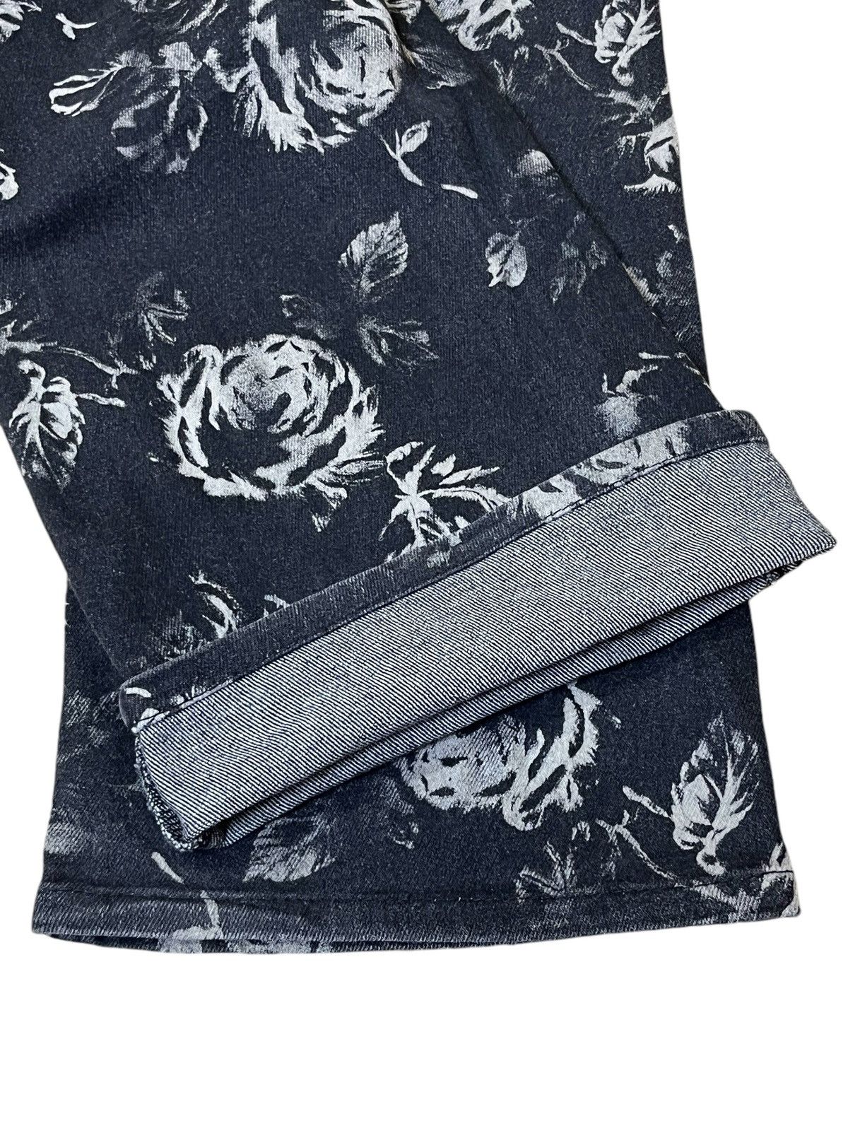 Japanese Brand VINTAGE NATIONALITY + NAME = GROSBEC FULLPRINT FLOWER JEANS Size US 32 / EU 48 - 12 Thumbnail