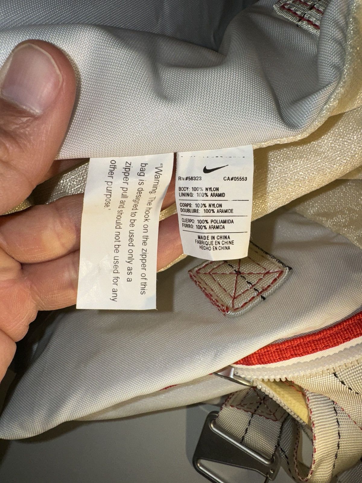 Tom Sachs Nike X Tom Sachs Airbag bag Size ONE SIZE - 8 Thumbnail