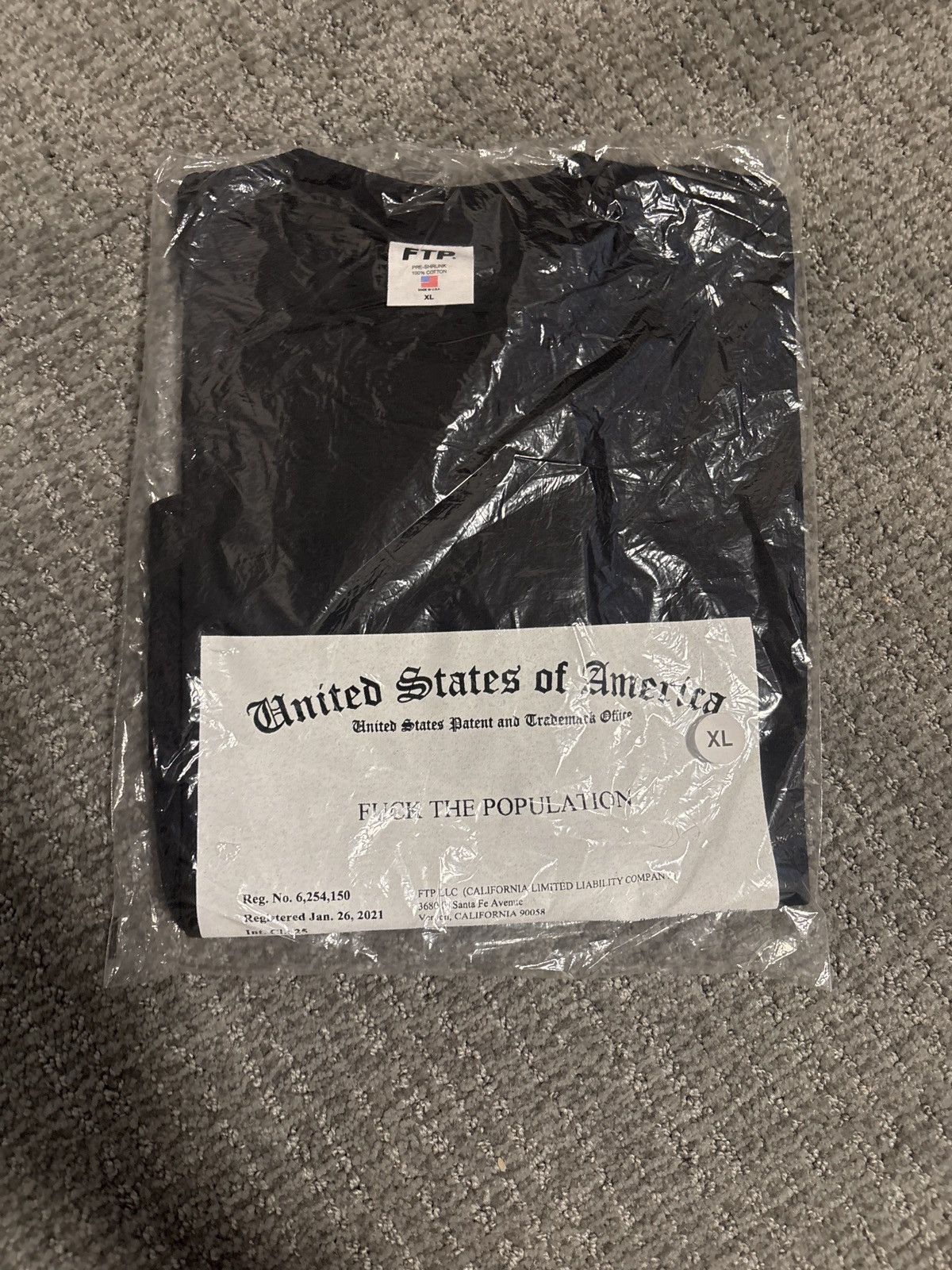 Fuck The Population FTP Trademark Tee Size US XL / EU 56 / 4 - 2 Thumbnail