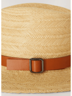 Loro Piana o1srvl11e0325 Size: 58 / Avea Panama Hat / Cap in Brown Size ONE SIZE - 2 Thumbnail