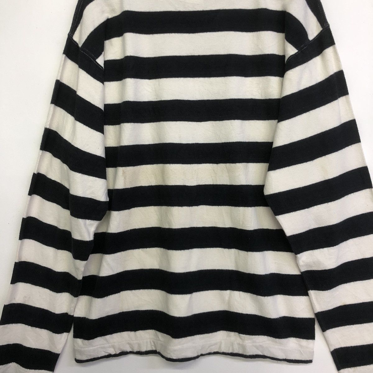 45rpm 45 RPM NORTH MARINE DRIVE STRIPE LONG SLEEVE SHIRT Size US L / EU 52-54 / 3 - 7 Thumbnail