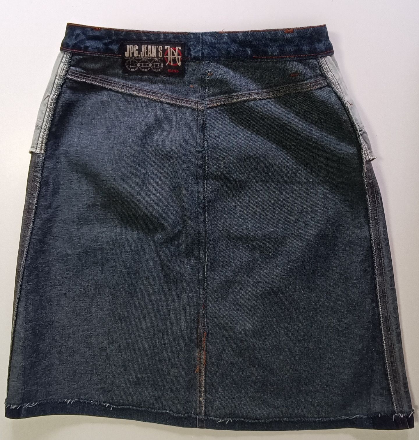 Jean Paul Gaultier Trapezoidal midi denim skirt Size 27" / US 4 / IT 40 - 19 Thumbnail