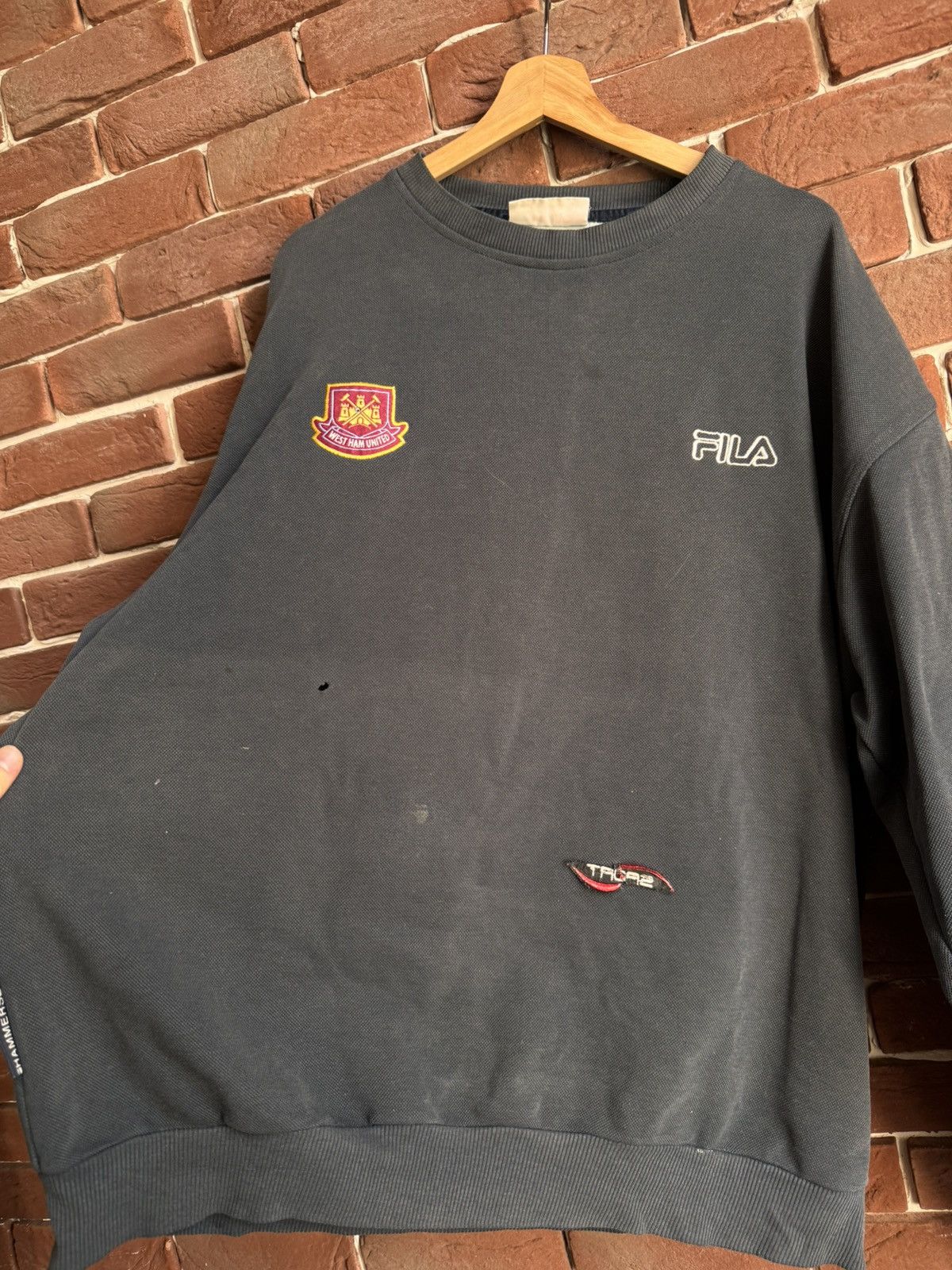 Fila Vintage Fila West Ham United Sweater 90s Pullover Football Size US XXL / EU 58 / 5 - 4 Thumbnail