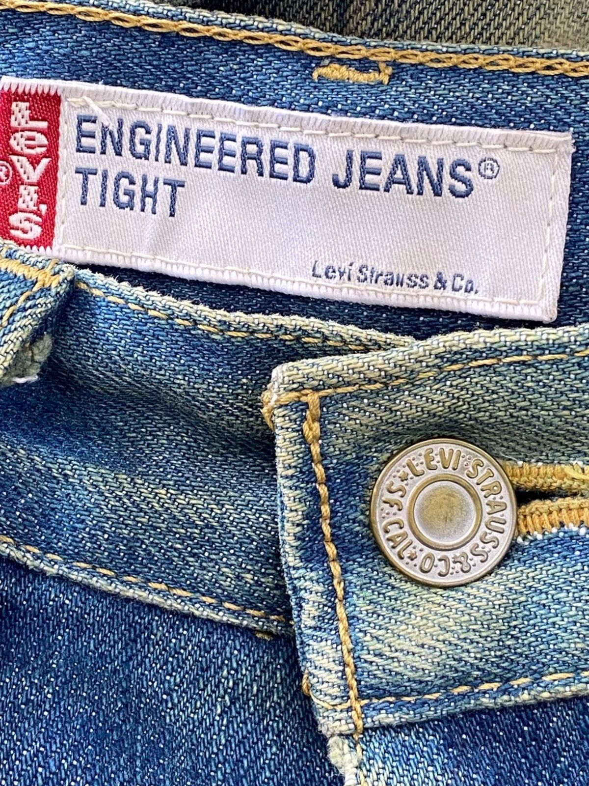 Levi's Levi’s Blue Wash Whiskered Style Twisted Leg Jeans Size US 29 - 11 Thumbnail