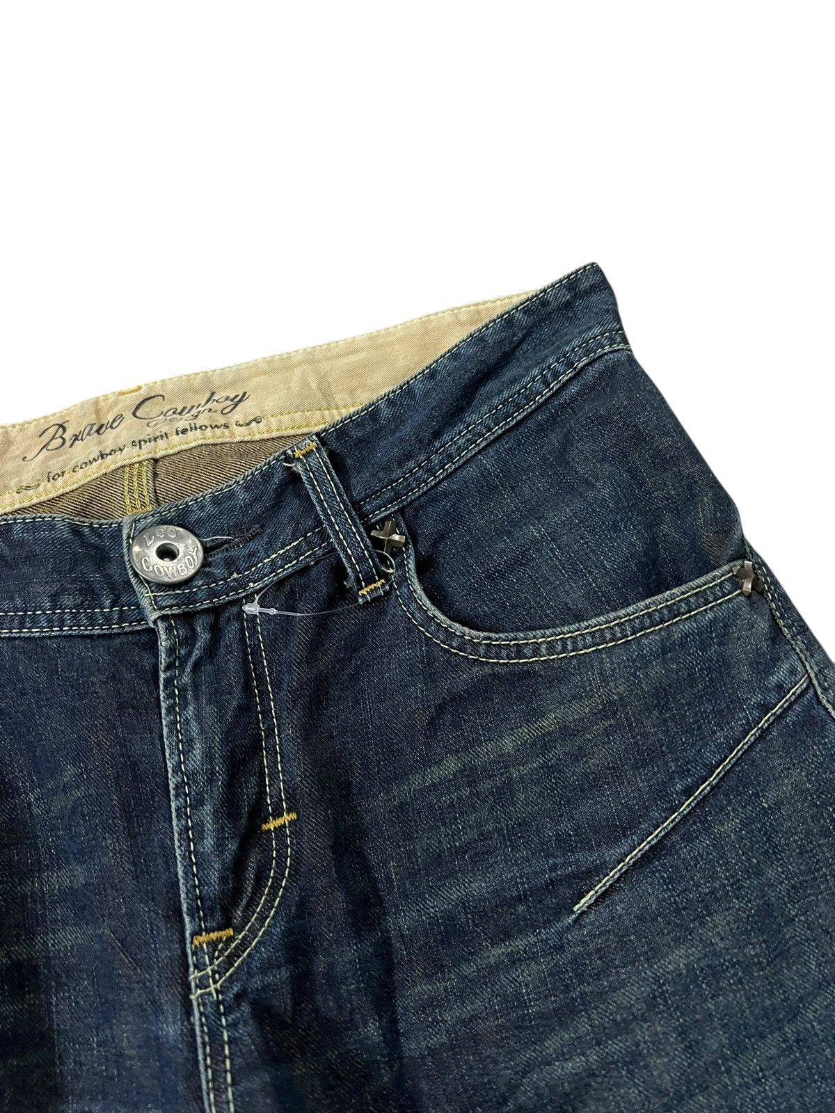If Six Was Nine Lee Cowboy Backle Back Jean Size US 30 / EU 46 - 11 Thumbnail