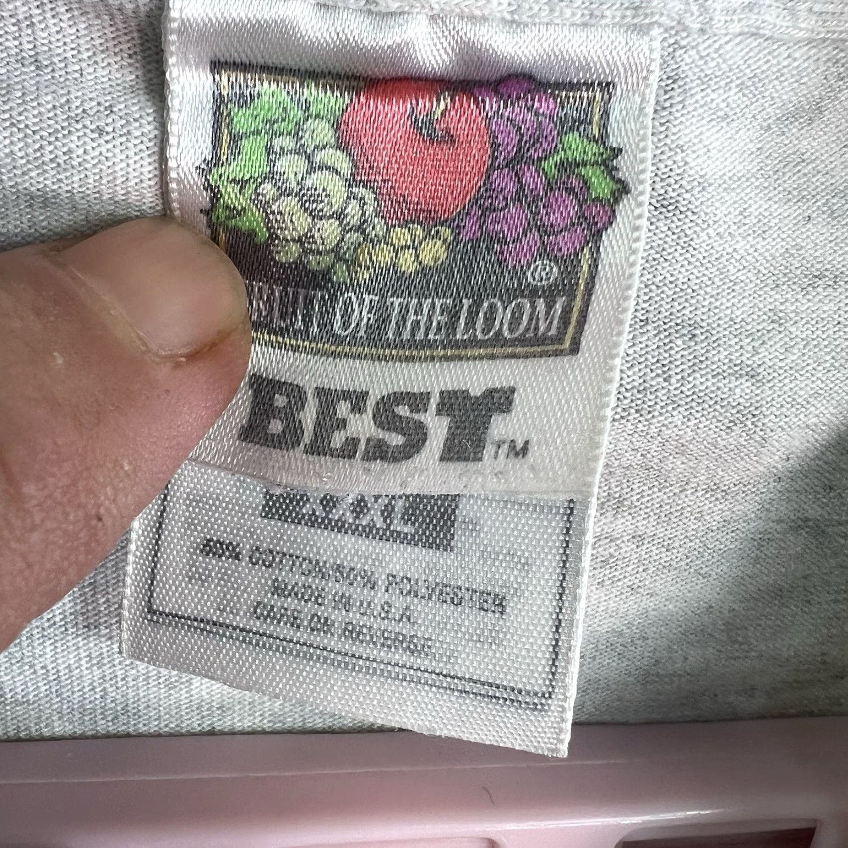 Fruit Of The Loom Vintage Husky Sled Dogs T-Shirt Men 3XL Gray 90s Dog USA Rare Graphic Tee Size US XXL / EU 58 / 5 - 6 Thumbnail