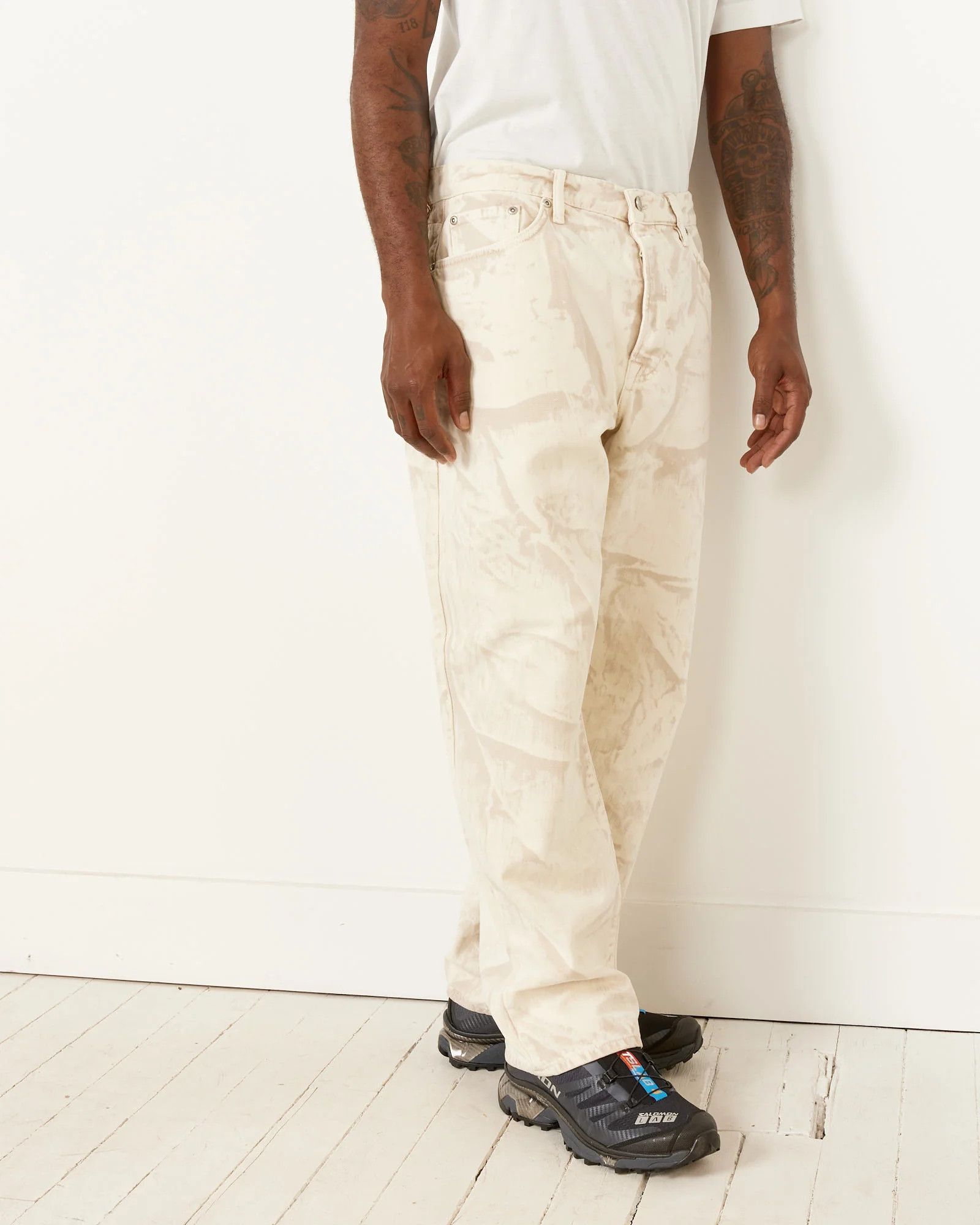 Stussy Distressed Canvas Big Ol' Jean in Khaki Size US 34 / EU 50 - 1 Thumbnail