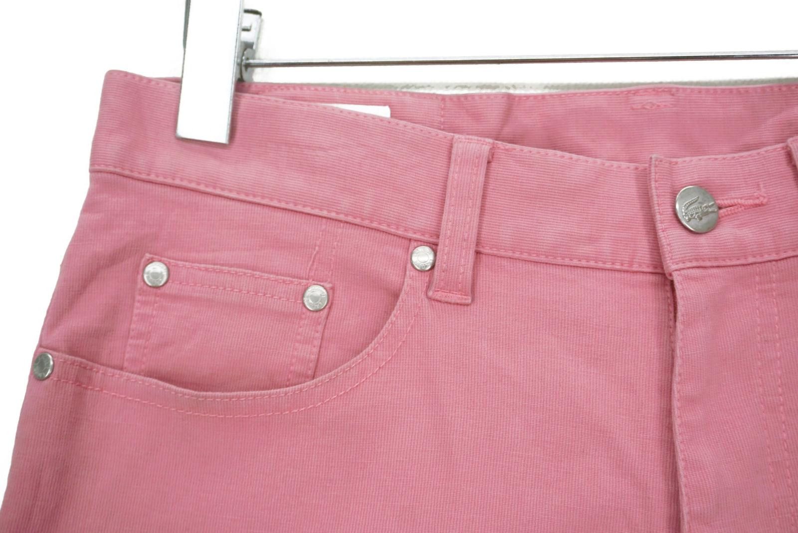 Vintage Lacoste Pants Relaxed Fit Pink Trousers fits W31xL31.5 Size 30" / US 8 / IT 44 - 4 Thumbnail