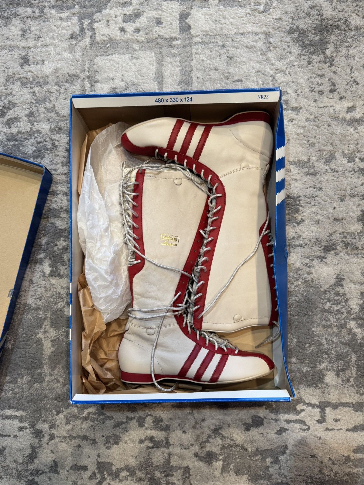 Adidas Adidas Santos 2000s Vintage Boxing Boots Size US 7.5 / IT 37.5 - 7 Thumbnail
