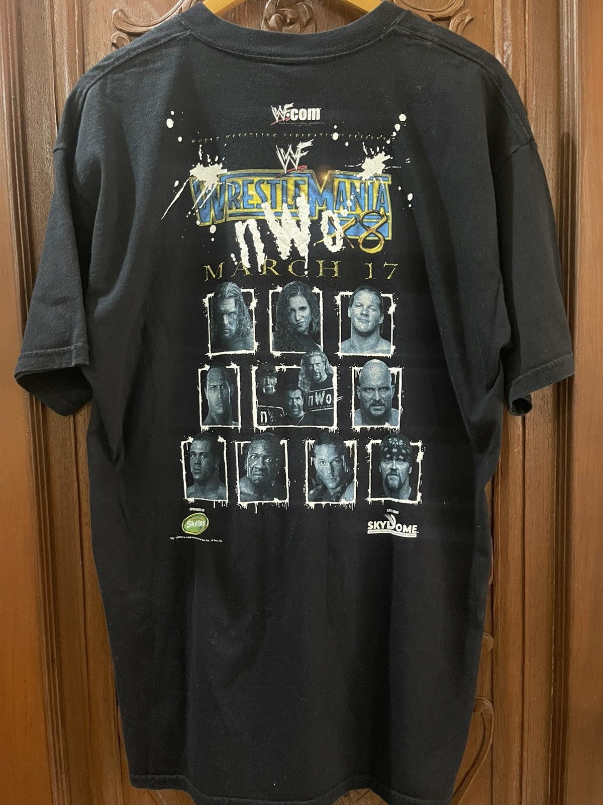 Vintage × WWE × WWF WWF Wrestlemania X8 2002 Shirt NWO Size US XL / EU 56 / 4 - 2 Thumbnail