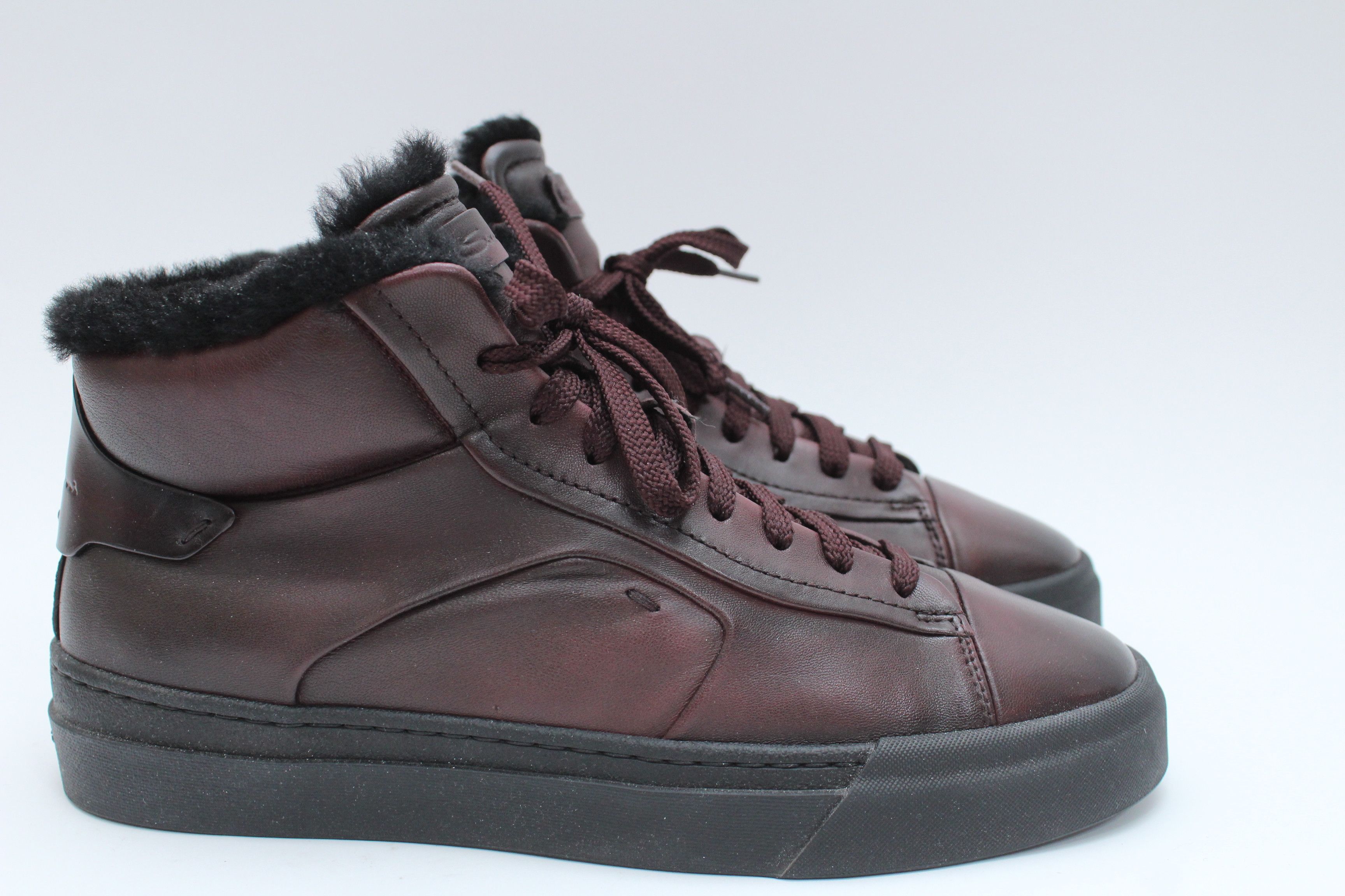 Santoni Santoni Leather Sneakers Mens Size US 8 Authentic Size US 8 / EU 41 - 8 Thumbnail