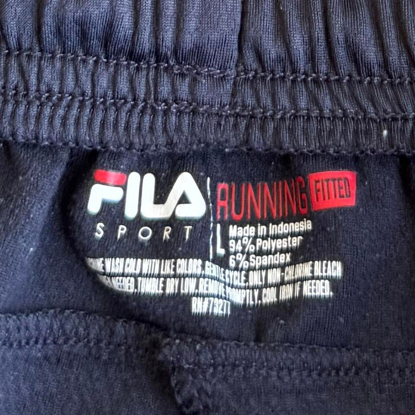 Fila × Japanese Brand × Vintage Vintage Y2K Fila Running Grey Grunge Opium Tech Sweatpants Size US 34 / EU 50 - 4 Thumbnail