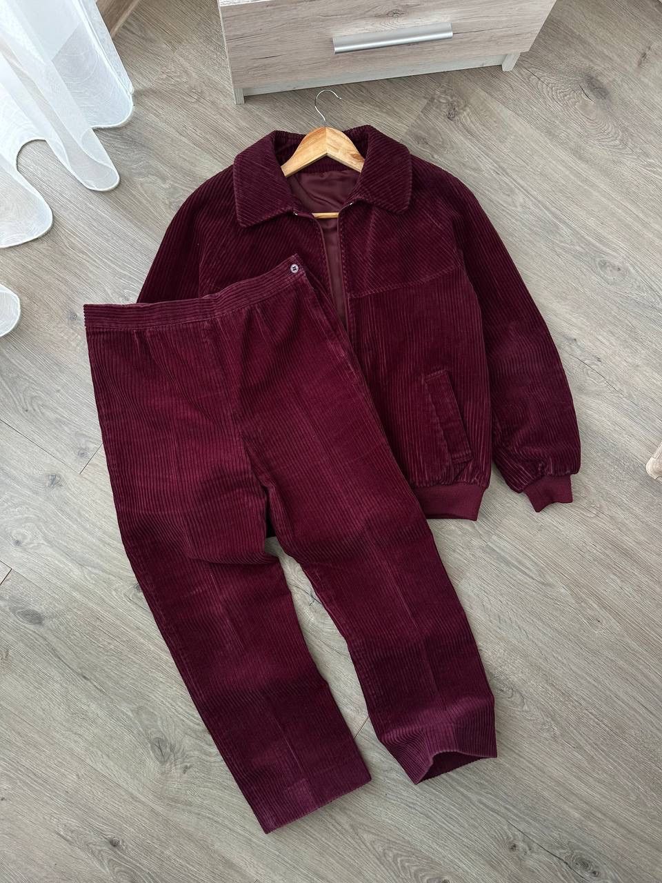 Japanese Brand × Vintage Vintage Switzerland TrackSuit Velvet Red Pants and Jacket Size M / US 6-8 / IT 42-44 - 19 Thumbnail