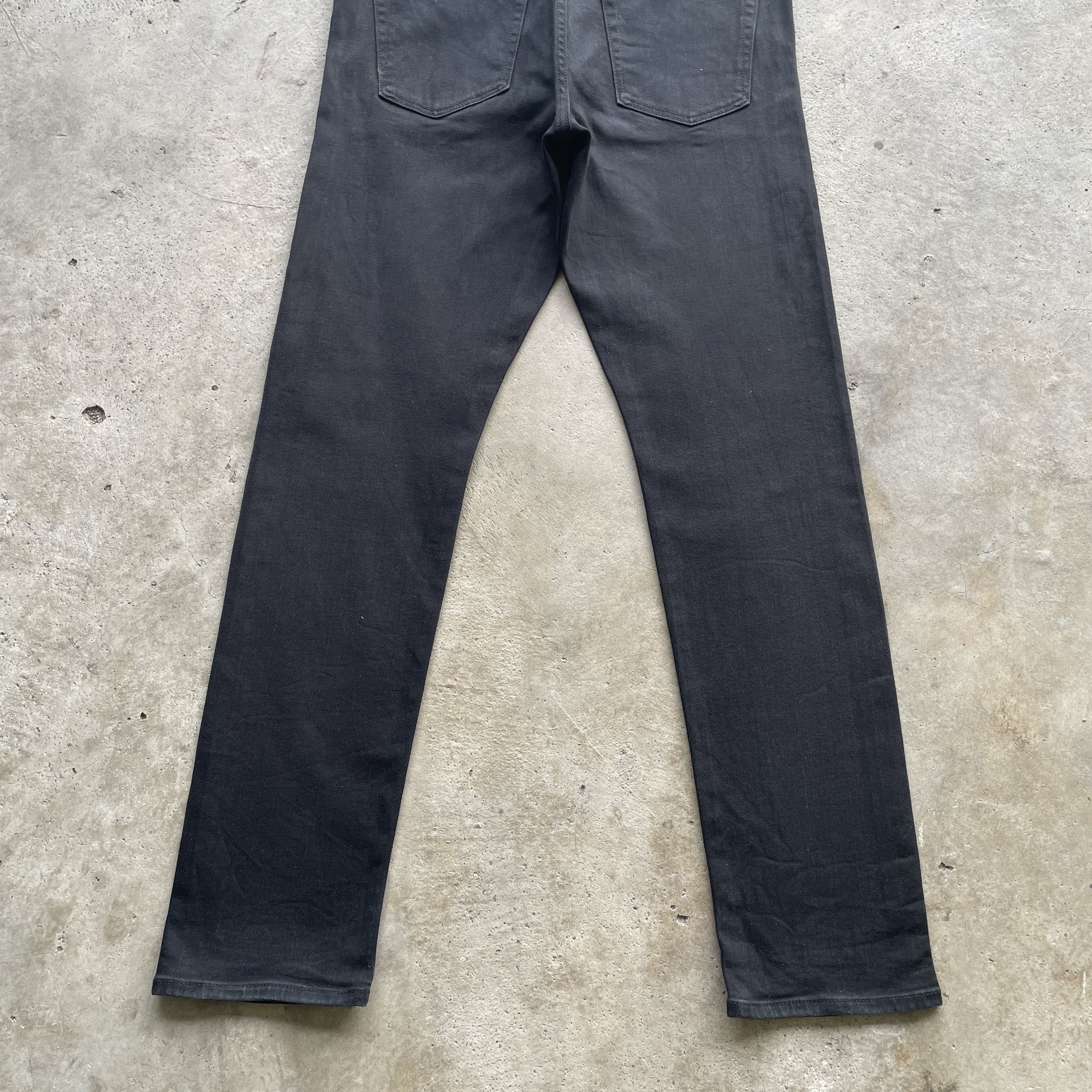 Japanese Brand VINTAGE JAPANESE SKINNY BLACK JEANS PANTS DENIM W34x31.5 Size US 34 / EU 50 - 9 Thumbnail