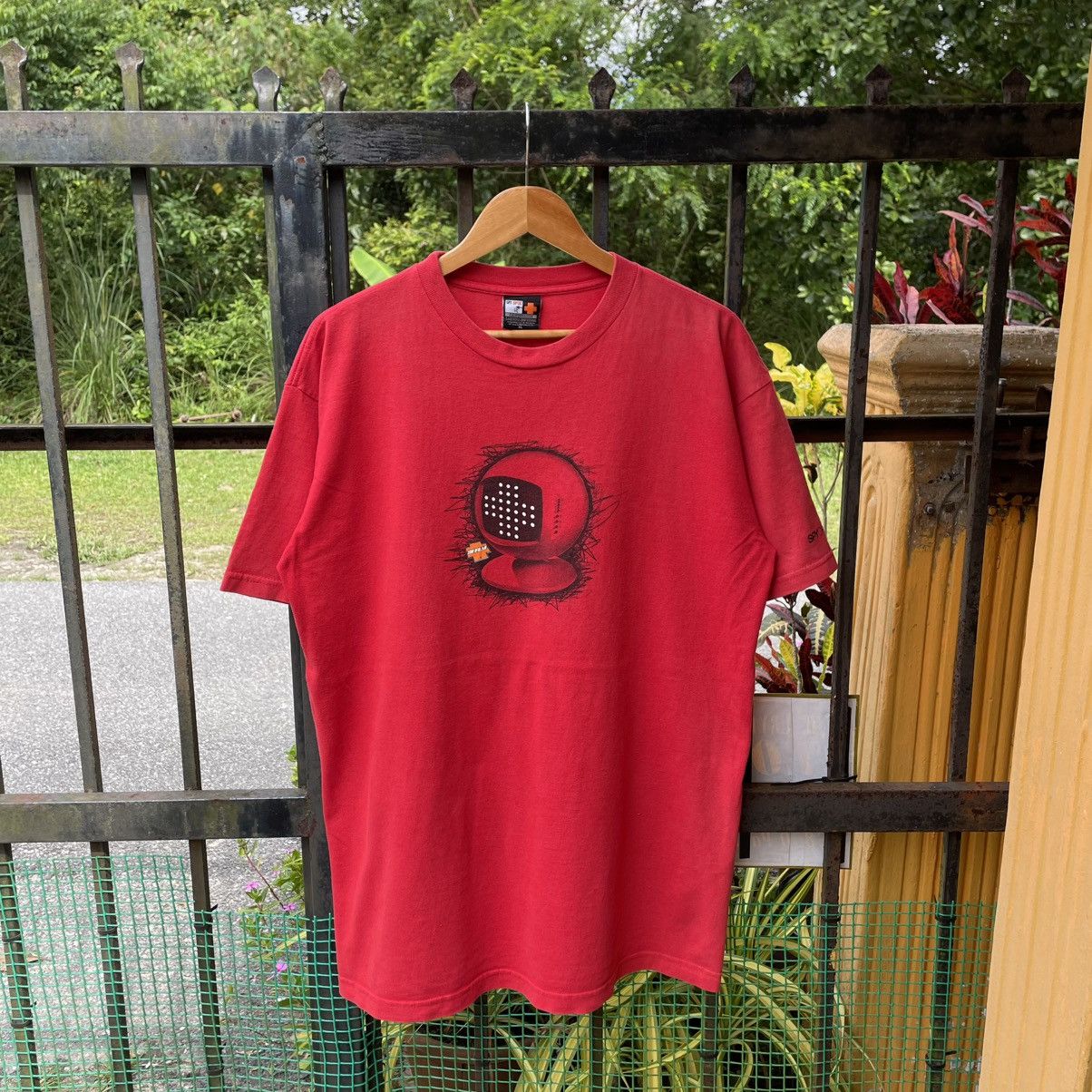SPY Optic 🔥Vintage 90s Spy Optic Android Robot Graphhic Skateboard Tee Size US XL / EU 56 / 4 - 1 Thumbnail