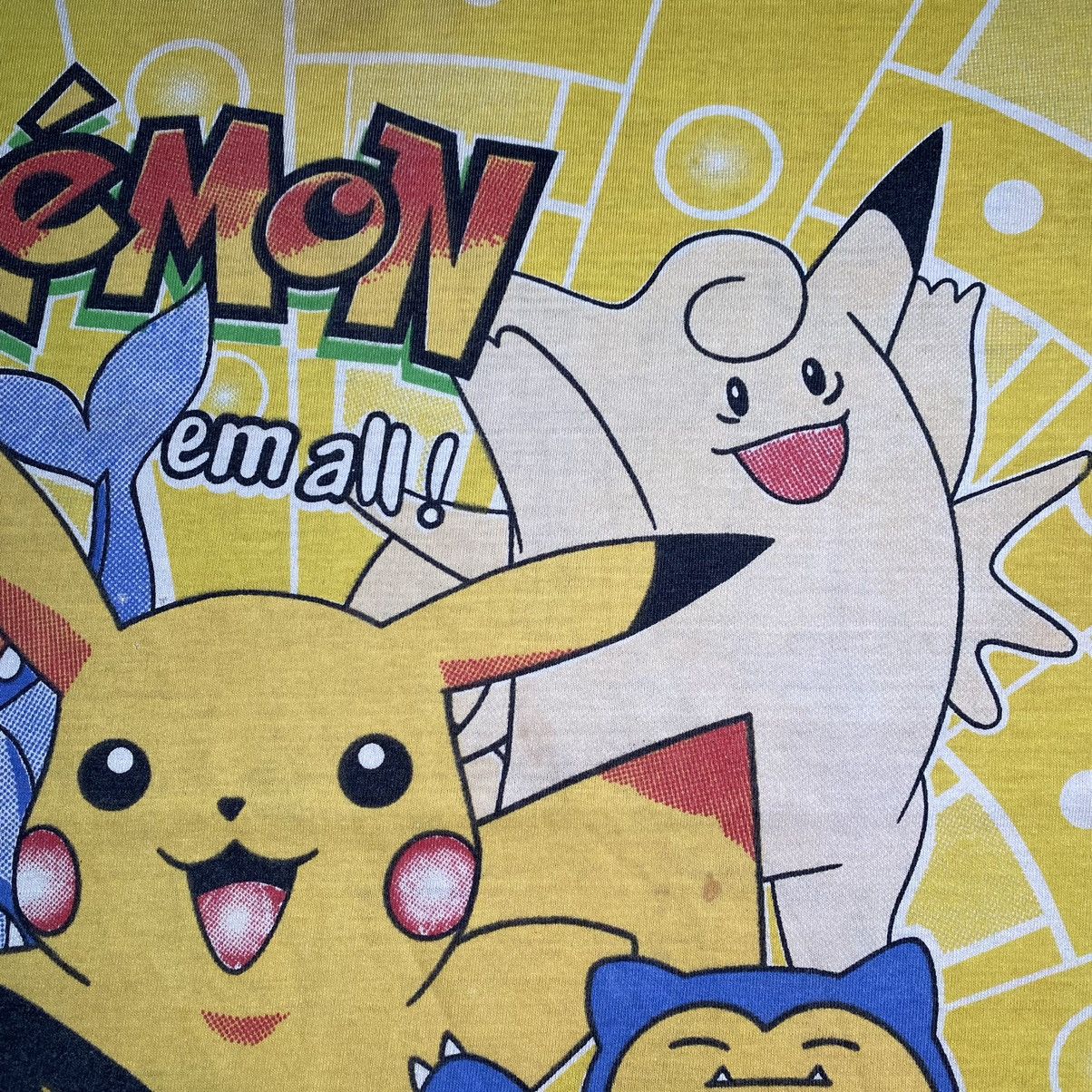 Vintage Vintage 90’s Pokemon Alloverprint T Shirt Bootleg Size US L / EU 52-54 / 3 - 6 Thumbnail