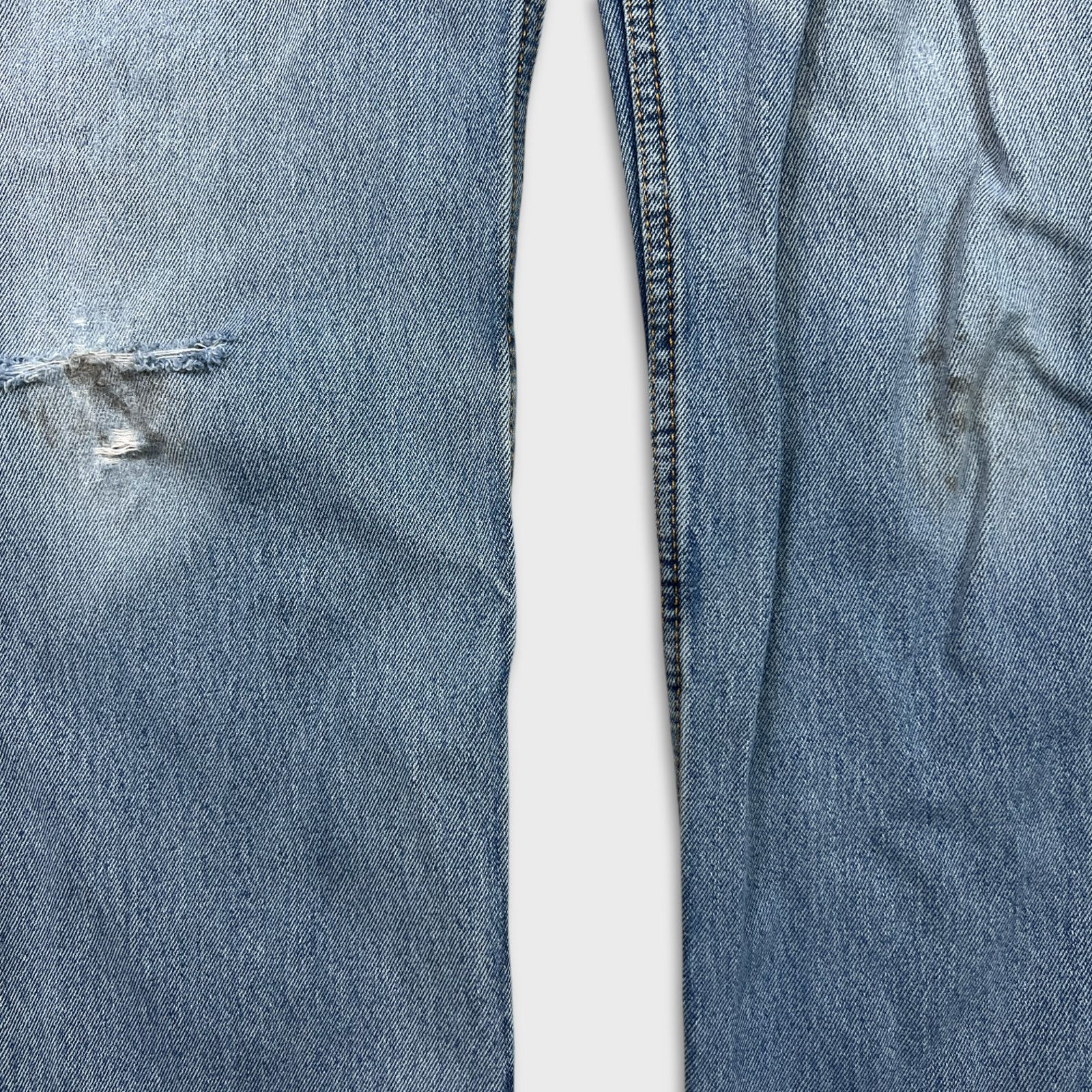Levi's × Vintage Levi's 516 Jeans 34x32 Straight Leg Distressed Denim Pants Size US 34 / EU 50 - 5 Thumbnail