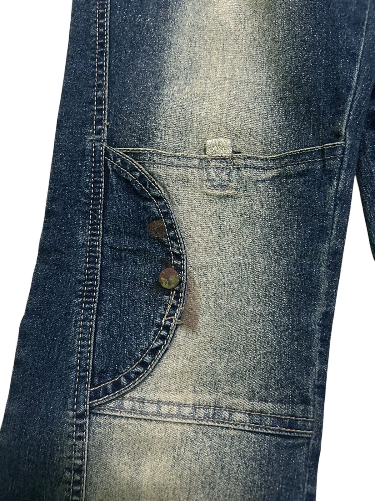 Japanese Brand × Kapital × Vintage FLARE Japanese Denim Jeans Rusty Mudwash Faded Rare Size US 27 - 10 Thumbnail
