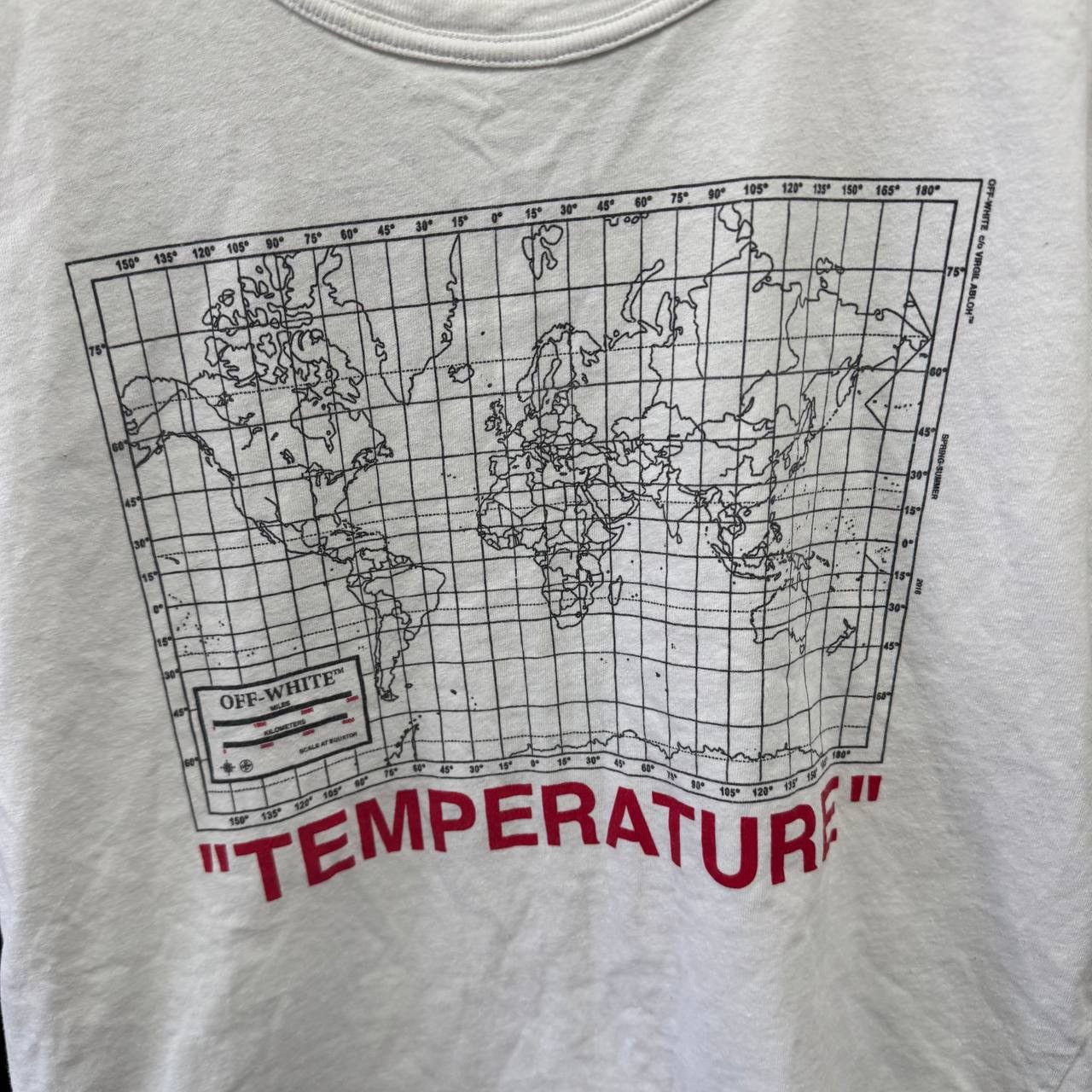 Off-White Off-White T-Shirt Temperature Map Spliced Big Logo Size US M / EU 48-50 / 2 - 5 Thumbnail