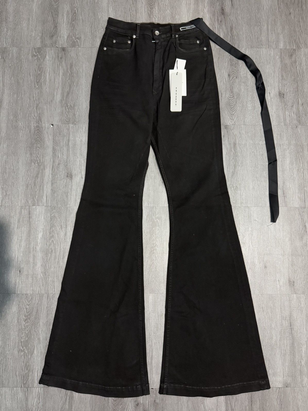 Rick Owens Drkshdw Bolan Bootcut Denim Black | Grailed