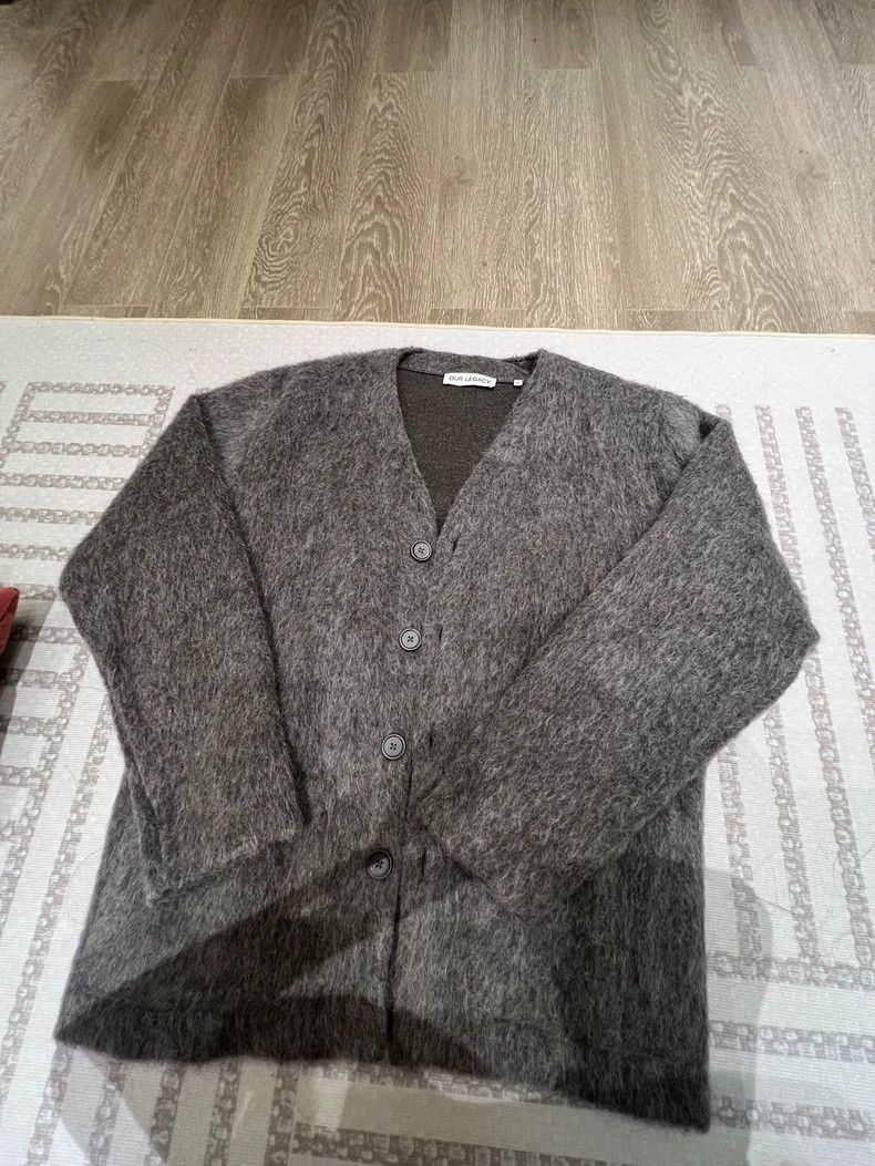 Our Legacy Our Legacy size50 Single panel long sleeve knit cardigan Size US S / EU 44-46 / 1 - 1 Thumbnail
