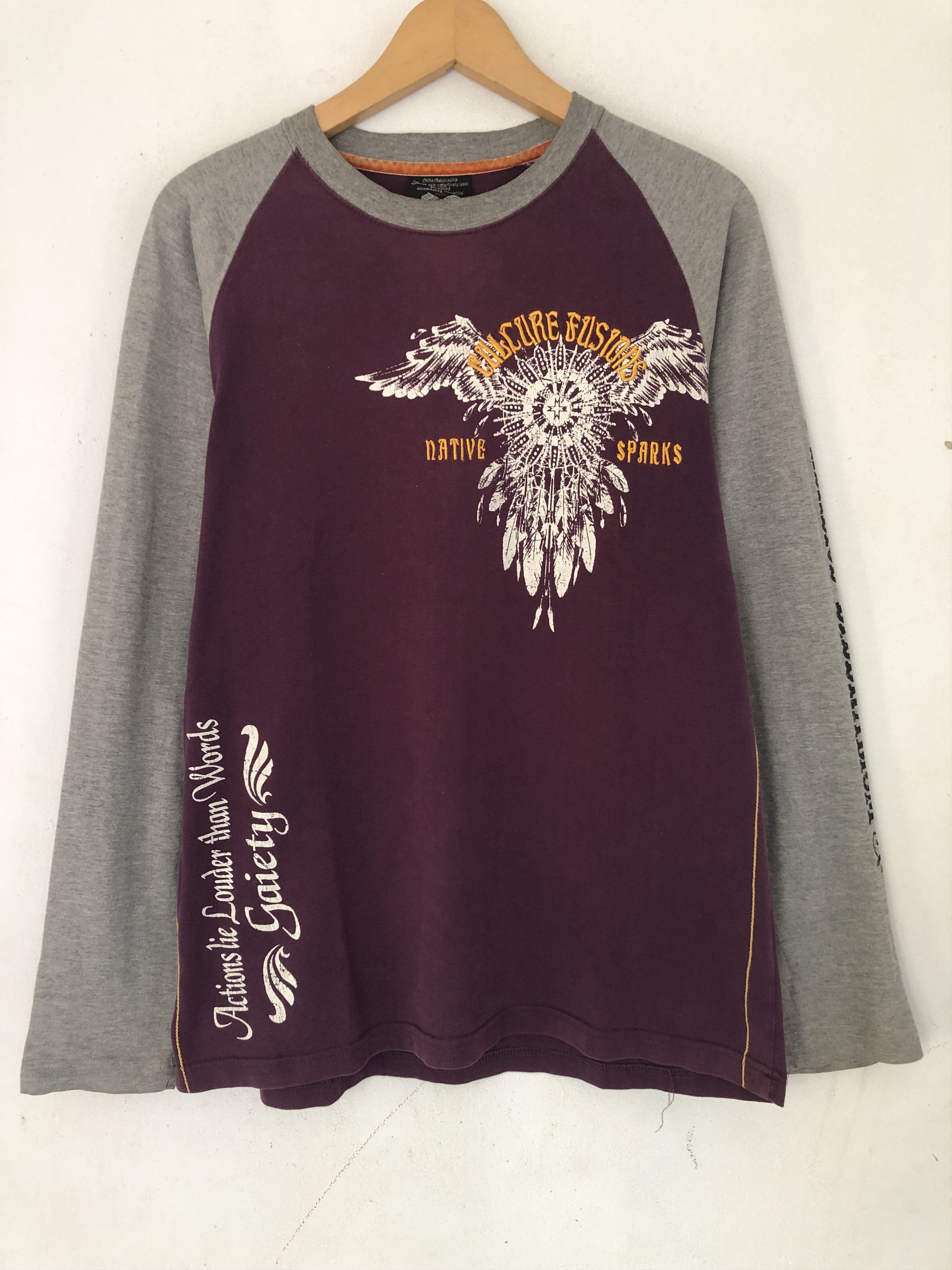 If Six Was Nine Japanese Tribal Poem LongSleeve Rock Punk Style Size US L / EU 52-54 / 3 - 1 Thumbnail