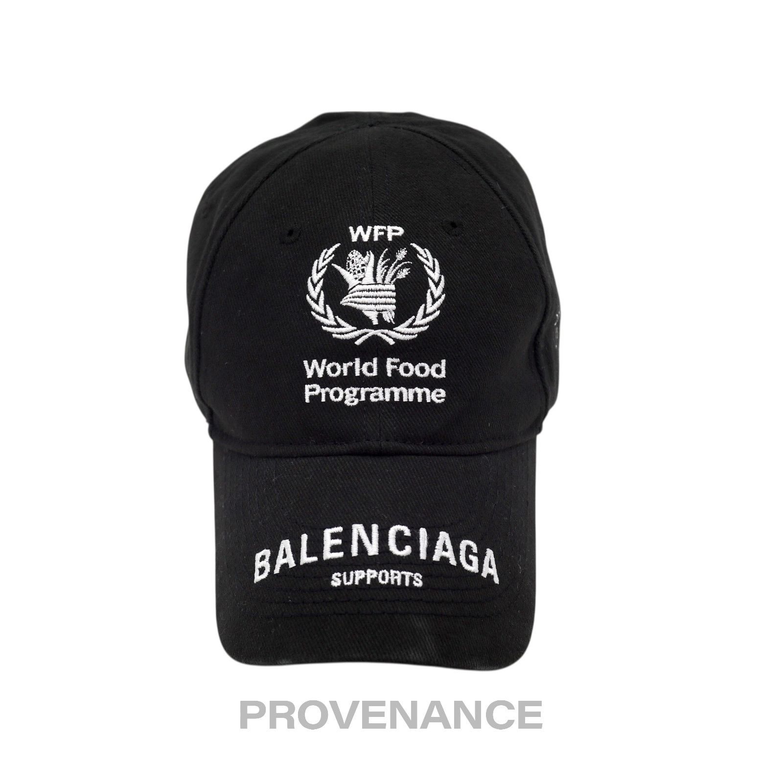 Balenciaga 🔴 Balenciaga WFP World Food Programme Cap - Black White Size ONE SIZE - 1 Thumbnail