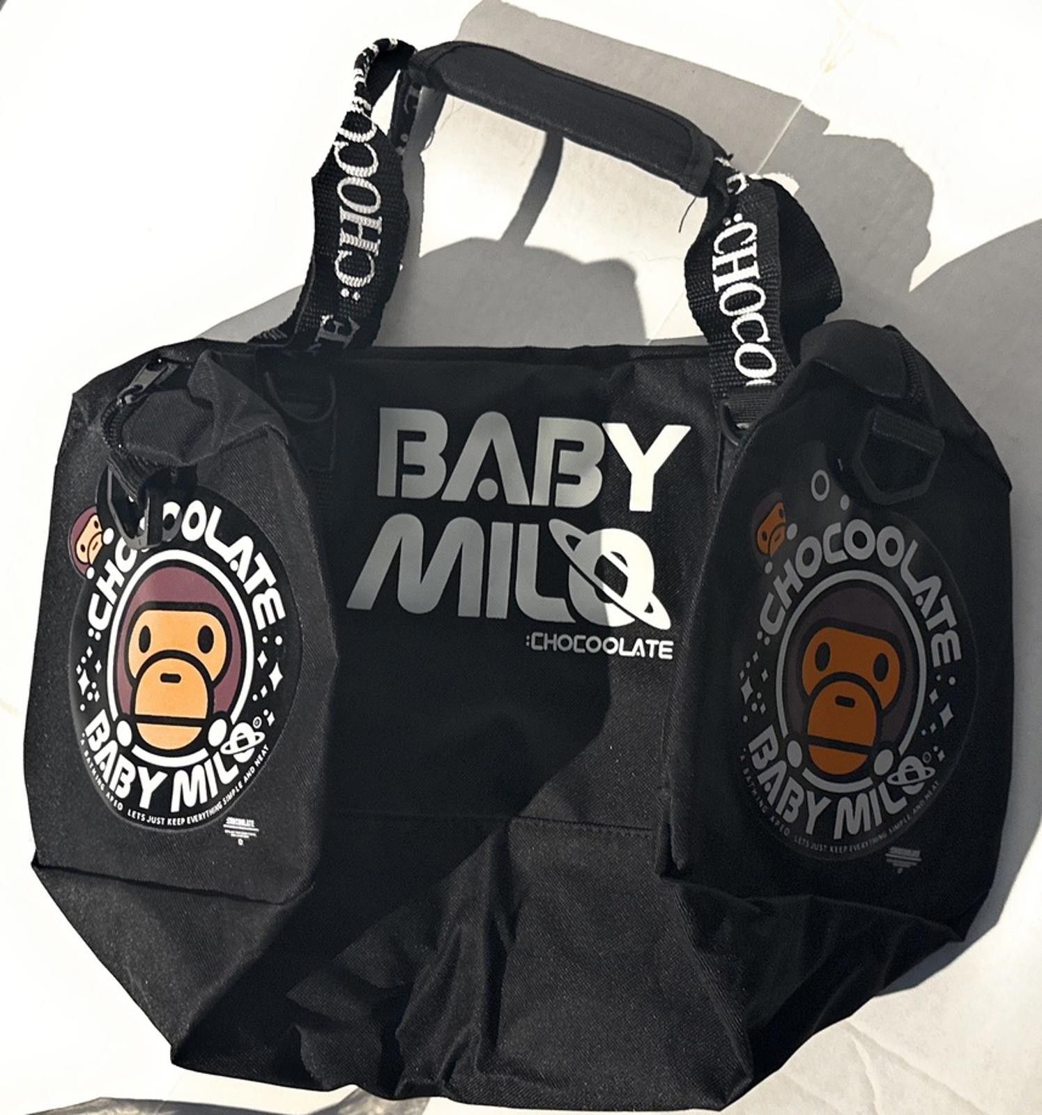 Bape BAPE x Baby Milo x Chocolate Black Duffle Bag Size ONE SIZE - 6 Thumbnail