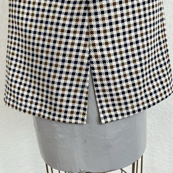 Aquascutum Aquascutum London Houndstooth Button Front Shirt Navy Olive Size L / US 10 / IT 46 - 6 Thumbnail