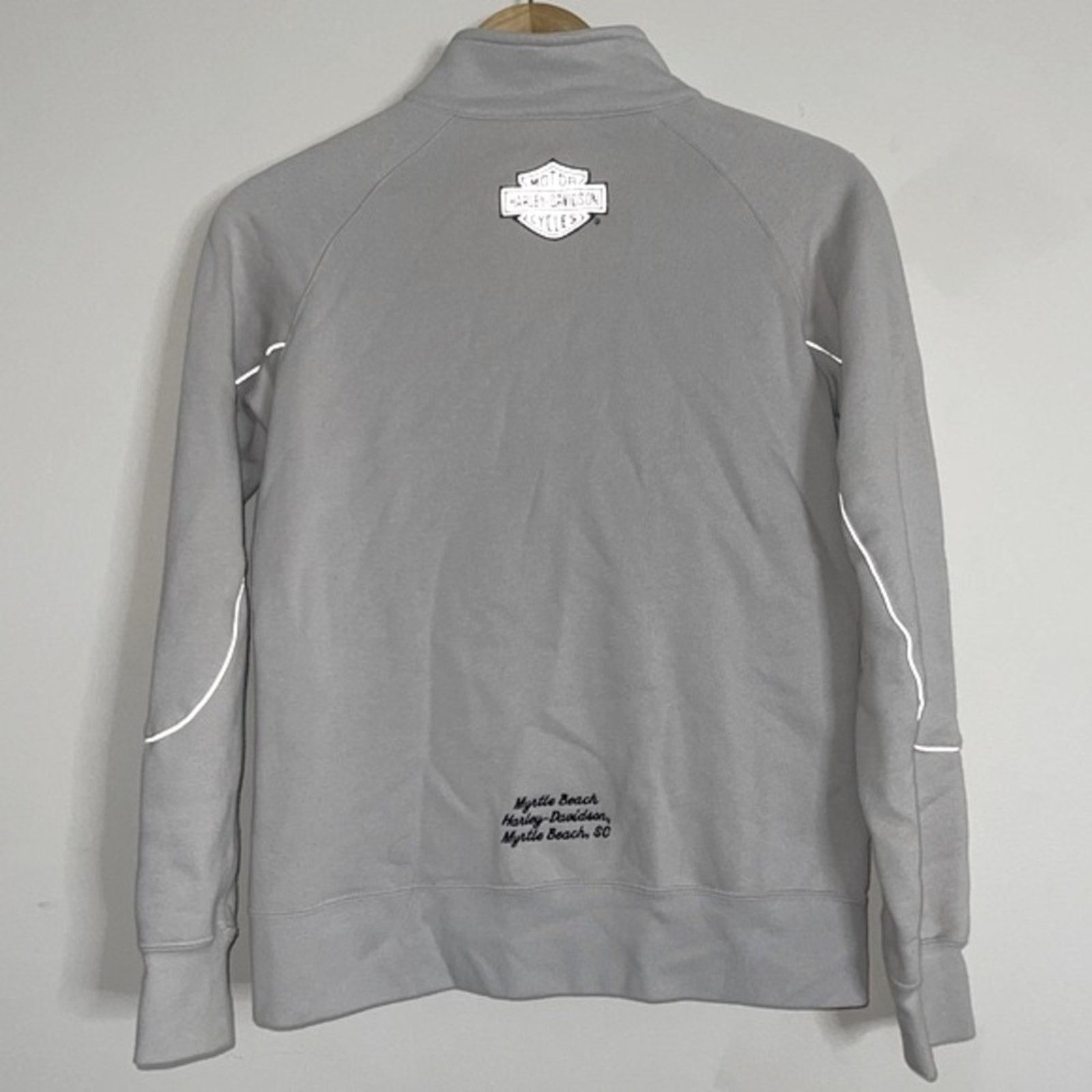 Harley Davidson HARLEY-DAVIDSON DEFLECTOR UNISEX HOODED RIDING FLEECE JACKET Size M / US 6-8 / IT 42-44 - 3 Thumbnail