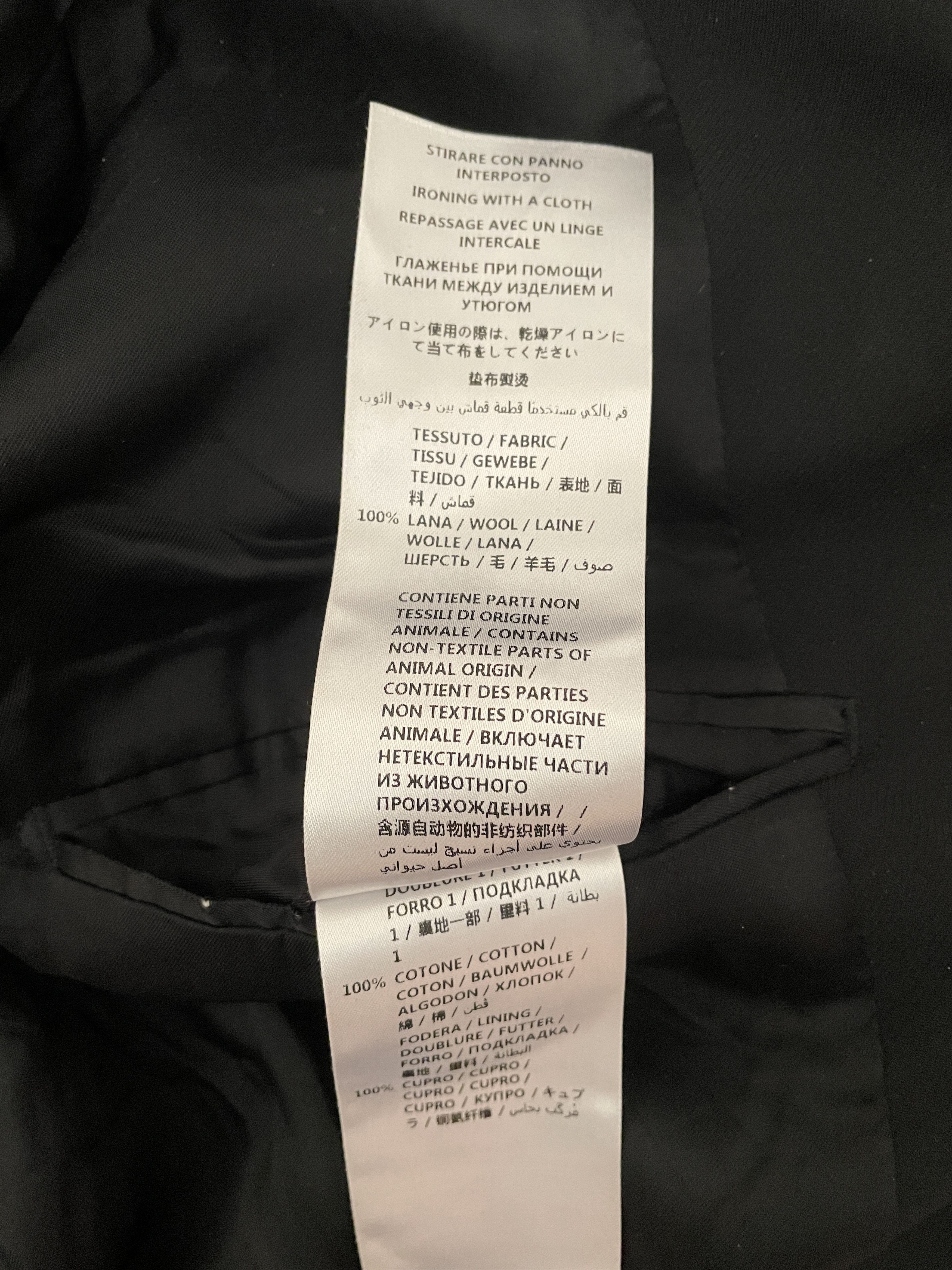 Gucci gucci black wool blazers jacket size 52/XL Size 50L - 6 Thumbnail
