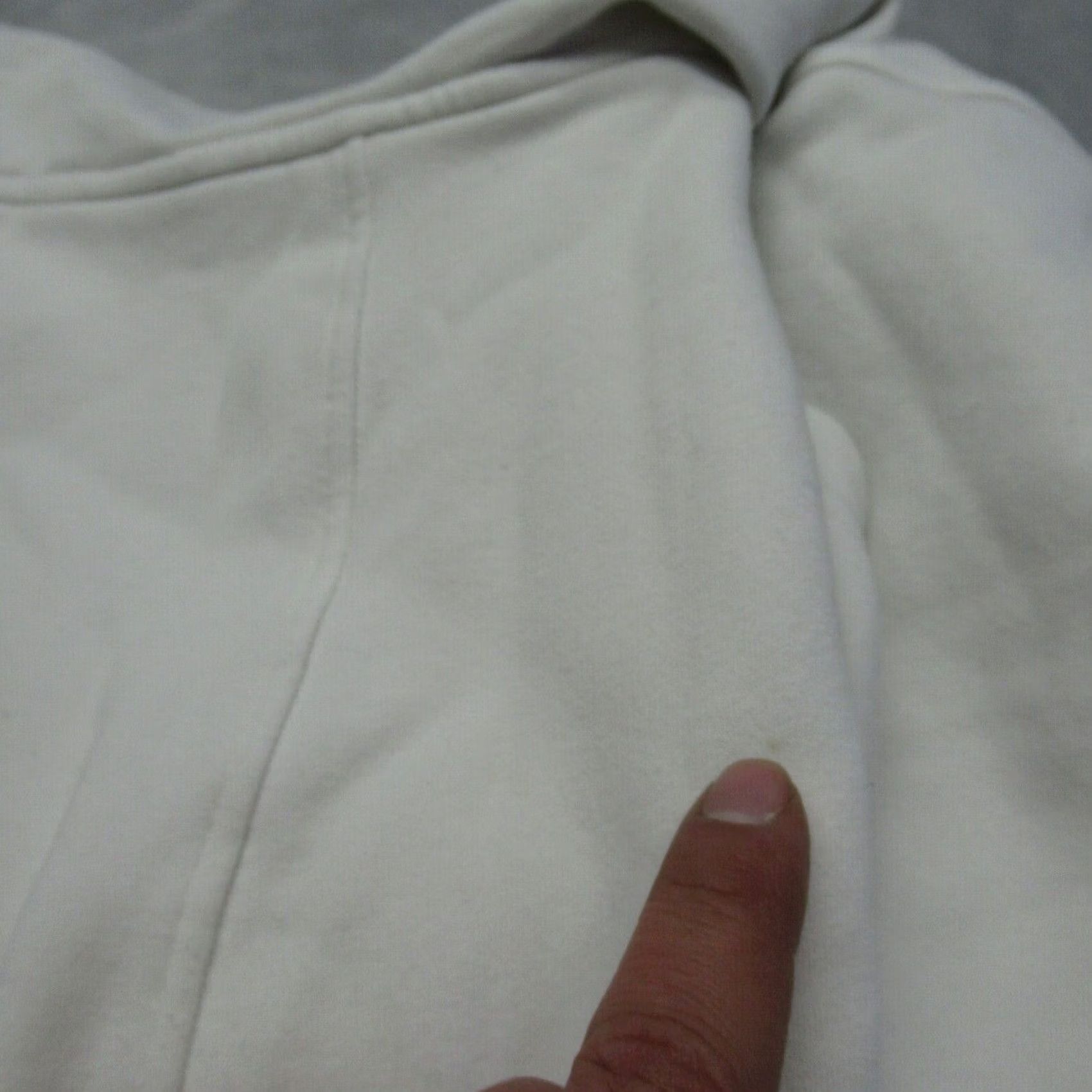 Lululemon VINTAGE: no | Lululemon Hoodie Womens 6 White Pockets Fleece Pullover Sweatshirt Activewear Size M / US 6-8 / IT 42-44 - 6 Thumbnail