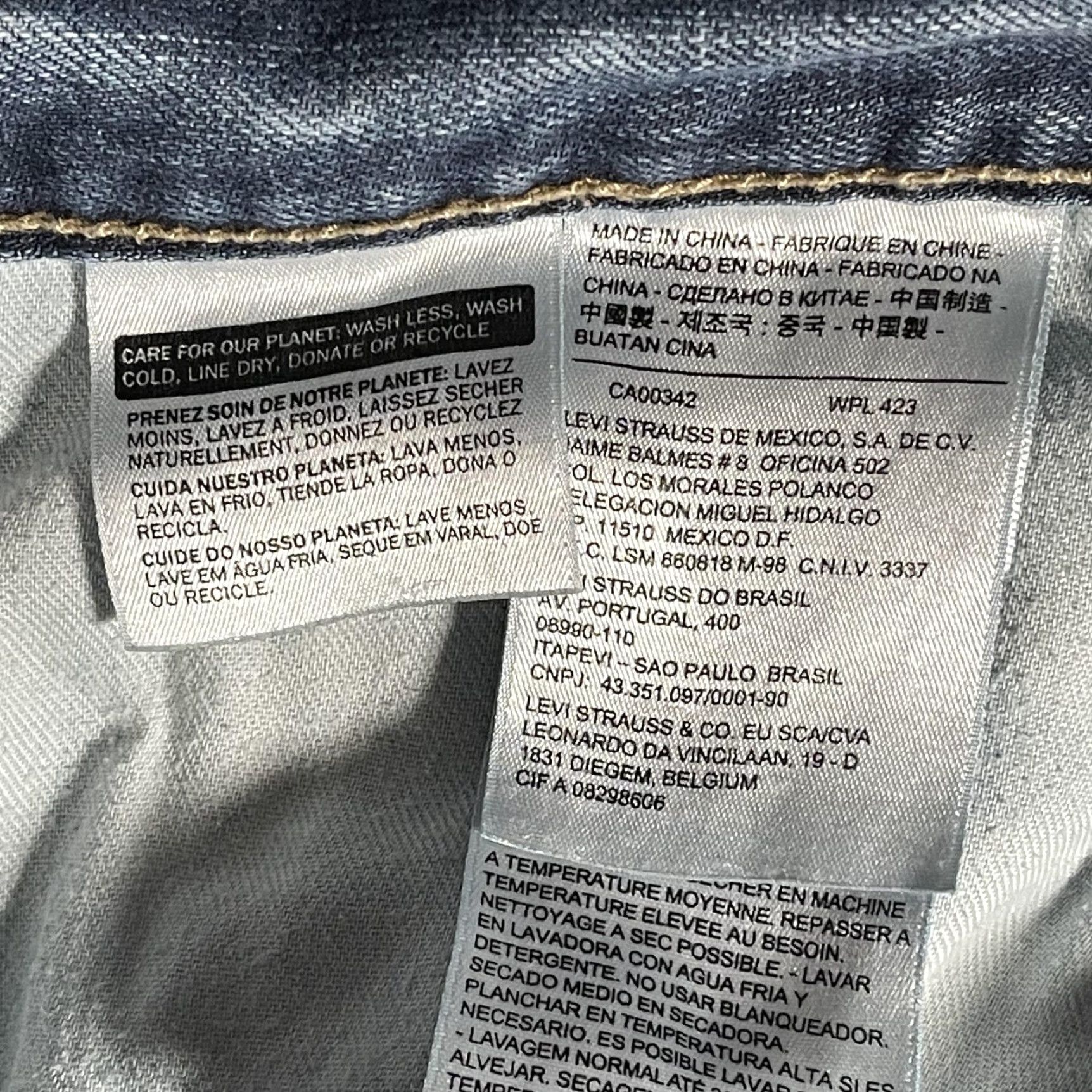 Levi's Levi's Denim Shorts Mens 44 Blue 5-Pocket Bermuda Medium Wash Jorts Baggy Fade Regular Fit Casual Summer Mens Size US 44 / EU 60 - 5 Thumbnail