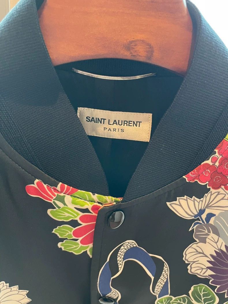 Saint Laurent Paris Saint Laurent Paris Flower printed jacket-2506 Size US S / EU 44-46 / 1 - 1 Thumbnail