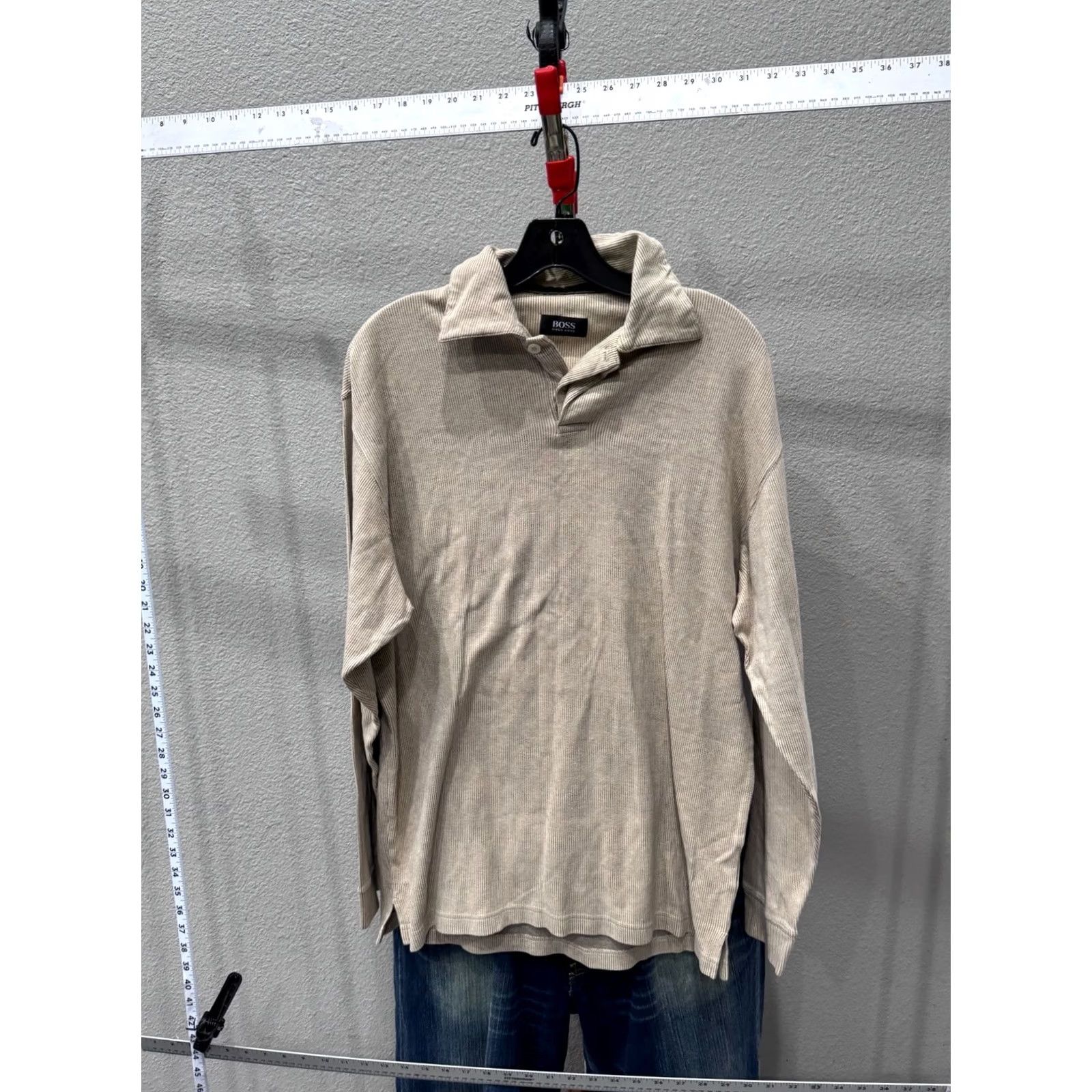 Hugo Boss Hugo Boss Long Sleeve SHIRT Medium M Multicolor Men Size US M / EU 48-50 / 2 - 3 Thumbnail