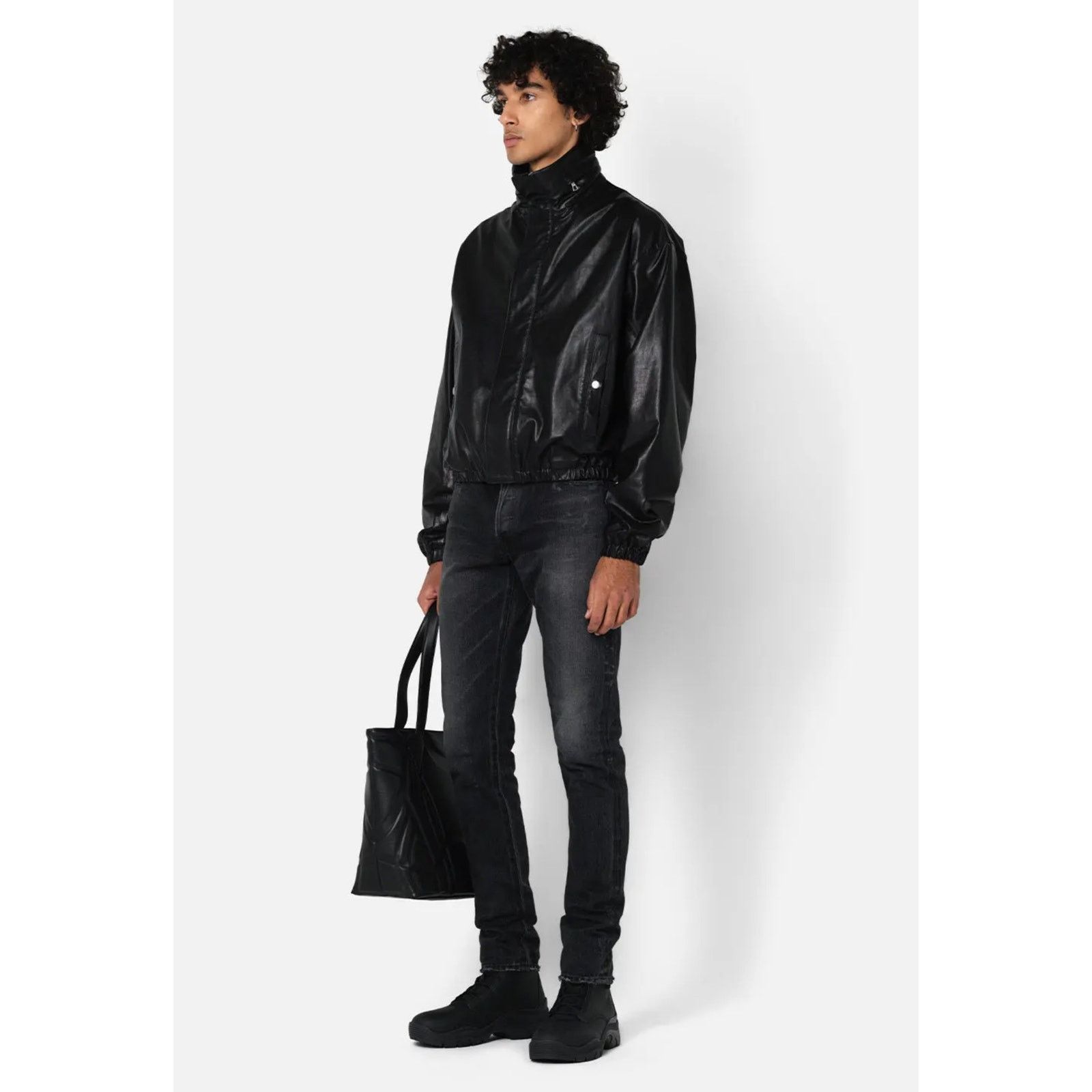 John Elliott $1,998 NWT John Elliott Leather Jumper Jacket | Sz M Size US M / EU 48-50 / 2 - 3 Thumbnail