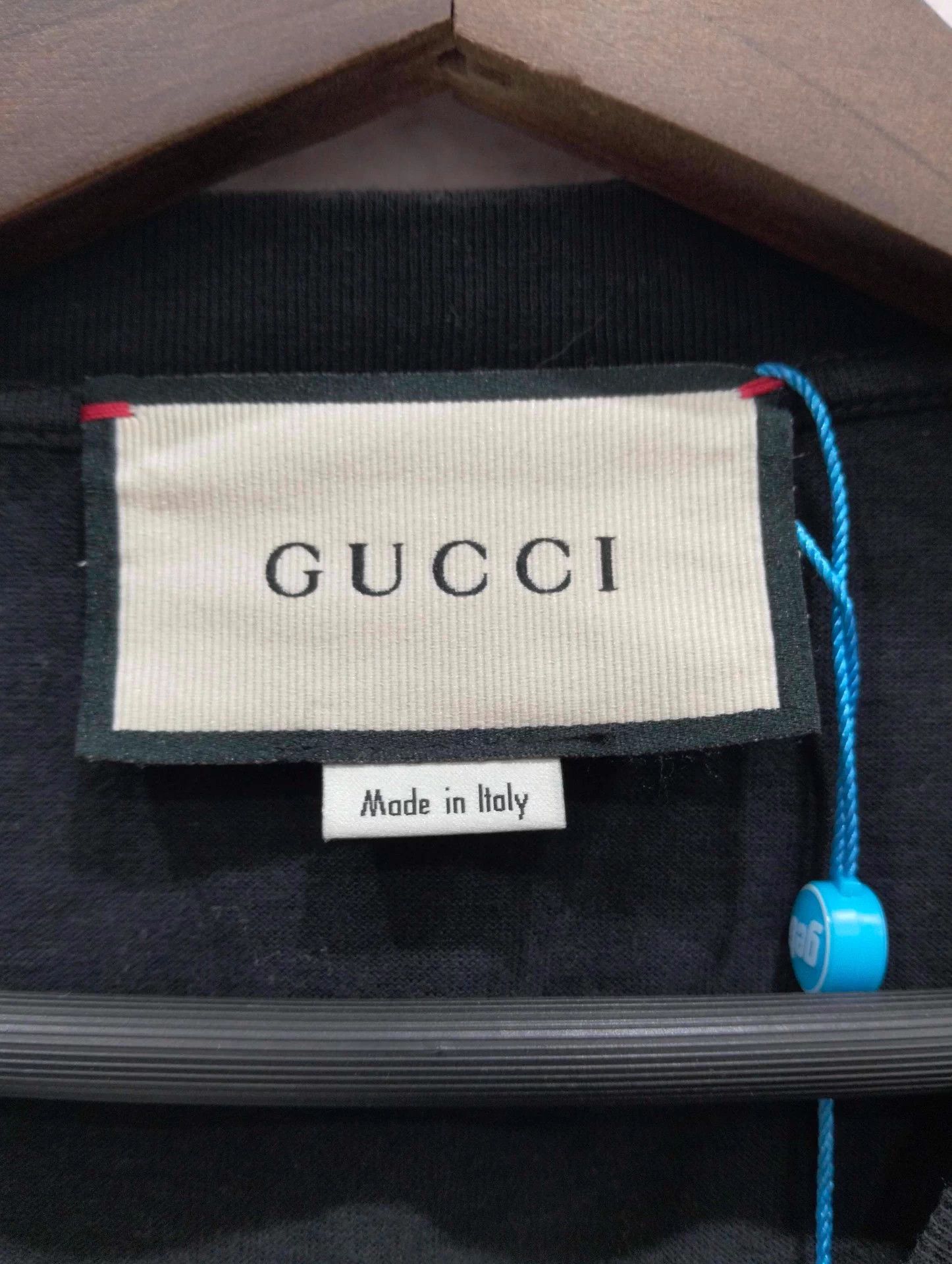 Gucci Gucci Black Logo Short Sleeve Tee L Size US L / EU 52-54 / 3 - 4 Thumbnail