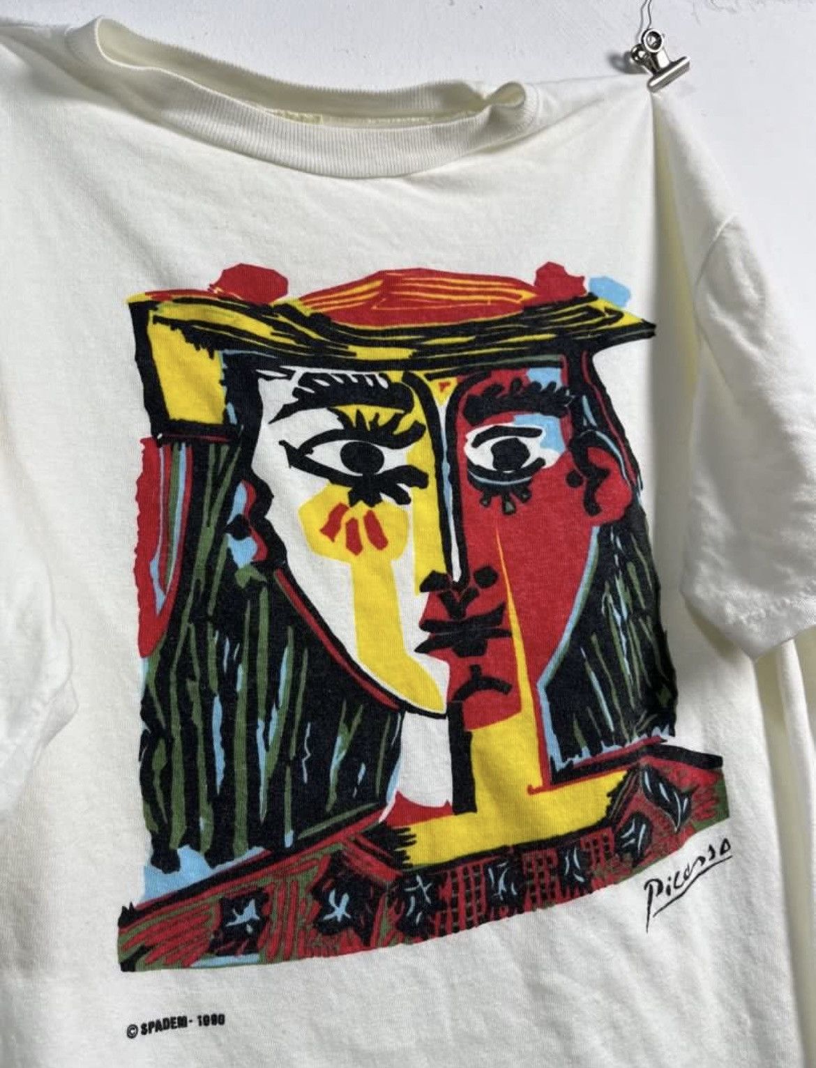 Vintage 🖼️ Vintage Pablo Picasso Art Tee Abstract Print Rare Size US XL / EU 56 / 4 - 3 Thumbnail