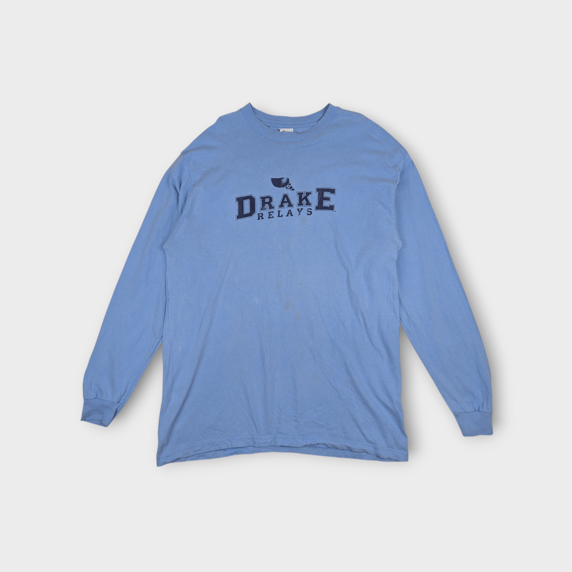 Vintage 2000's DRAKE RELAYS Drake University Long Sleeve T-Shirt Size US XL / EU 56 / 4 - 1 Thumbnail