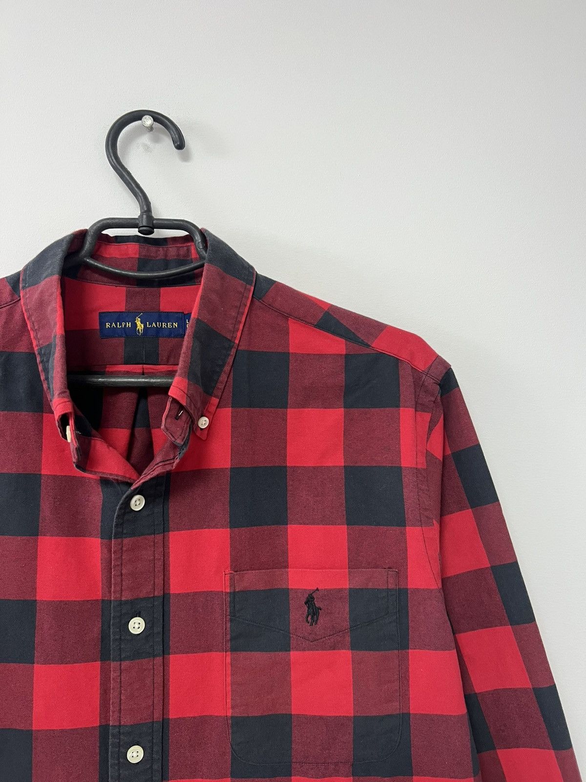 Polo Ralph Lauren × Vintage Vintage Polo Ralph Lauren Collared Button Down Shirt Cowboy Size US L / EU 52-54 / 3 - 4 Thumbnail
