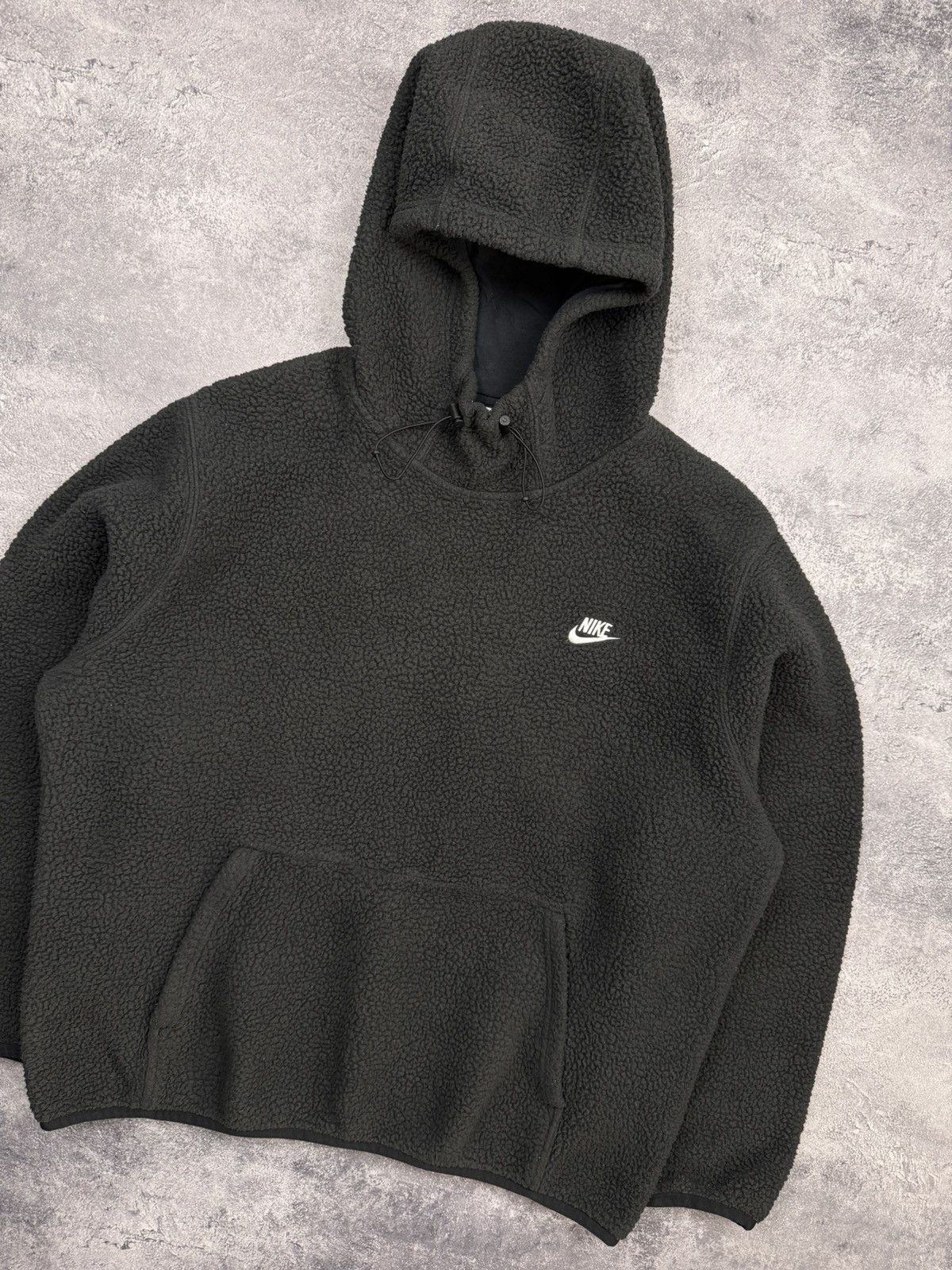 Nike Nike Sherpa Fleece Hoodie Ninja Anorak Jacket Size US XL / EU 56 / 4 - 5 Thumbnail