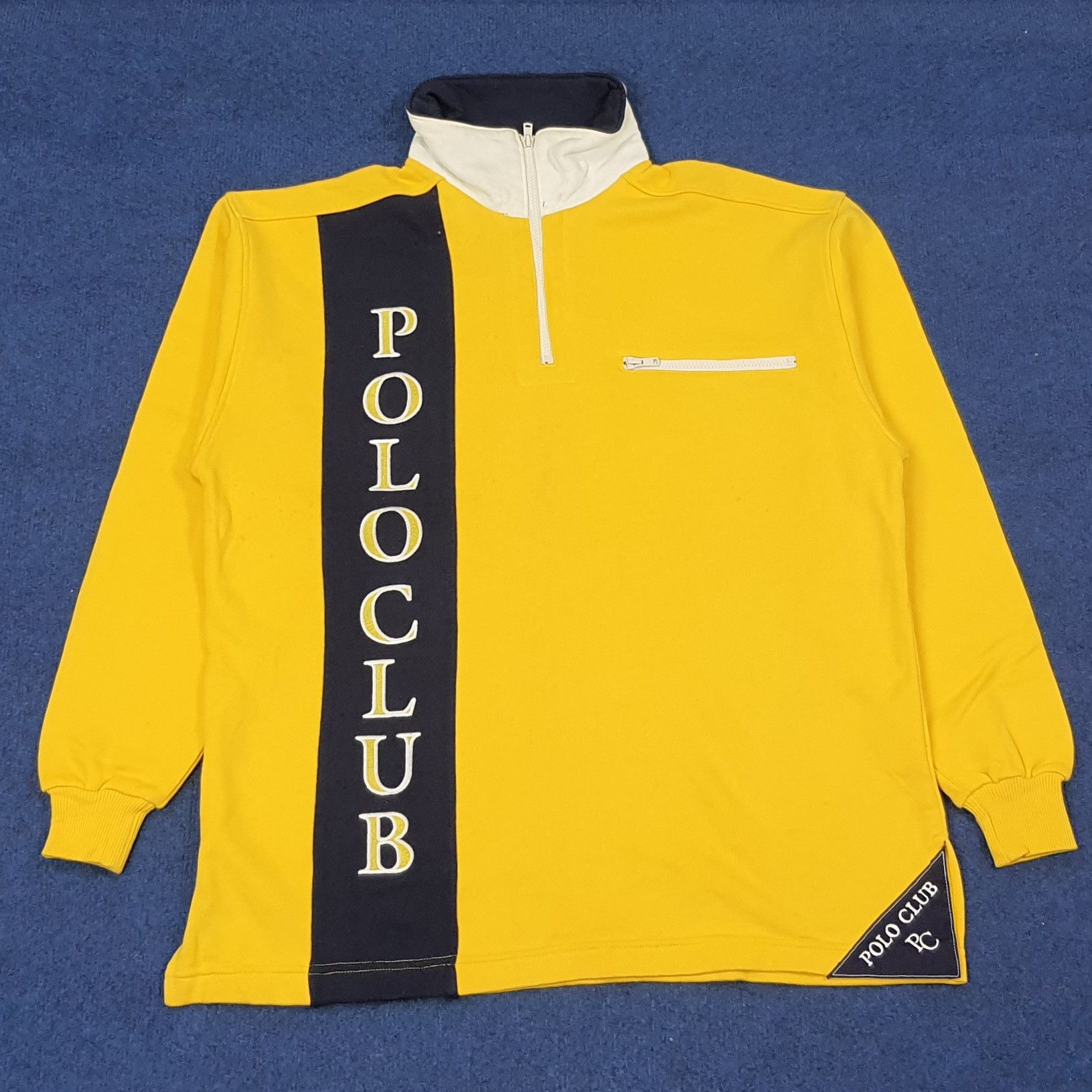 Other Vintage Polo Club Half Zipper Sweatshirt C241N8 Size US M / EU 48-50 / 2 - 1 Thumbnail