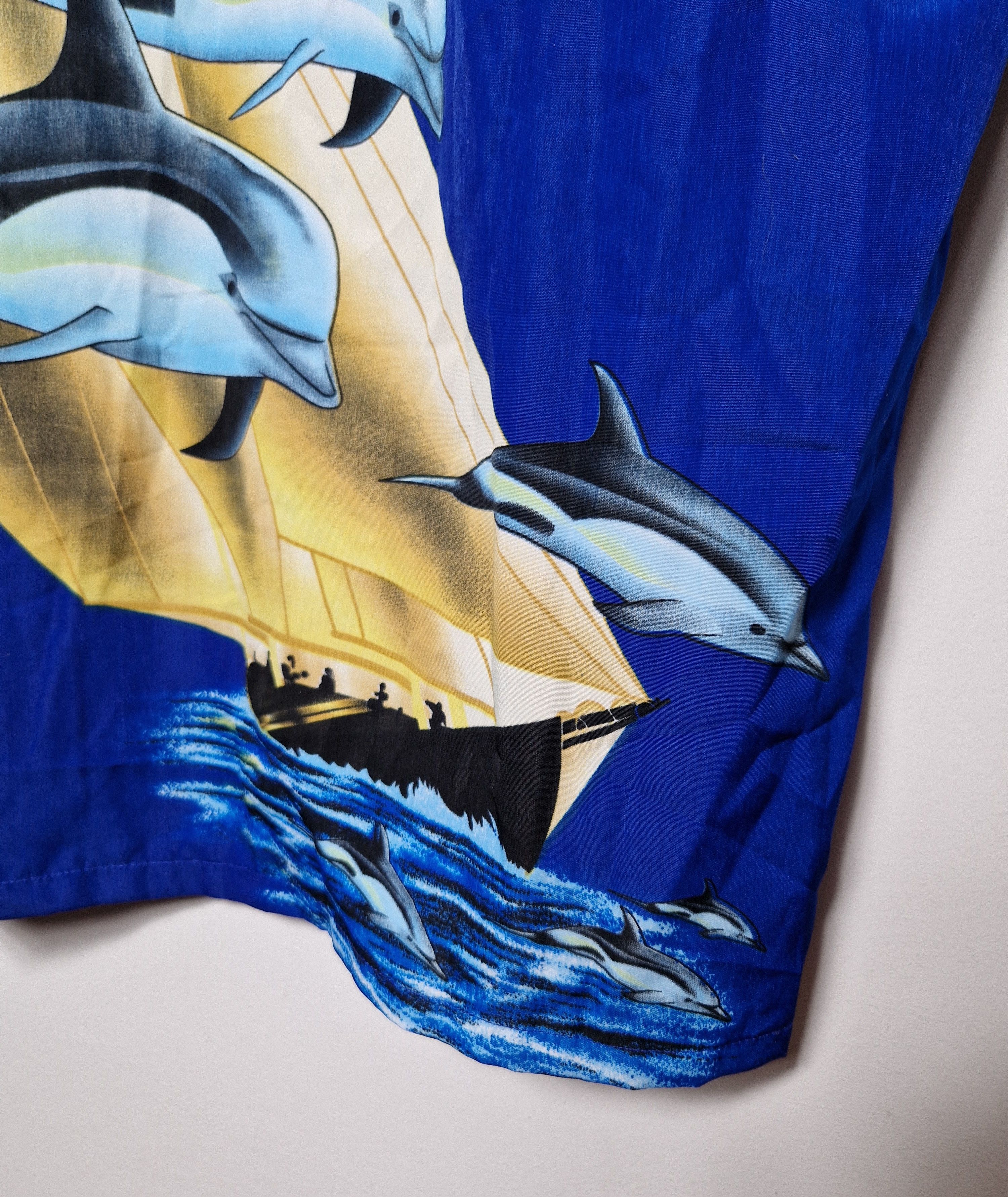 Vintage vintage dolphins hawaiian summer shirt Size US XXL / EU 58 / 5 - 5 Thumbnail