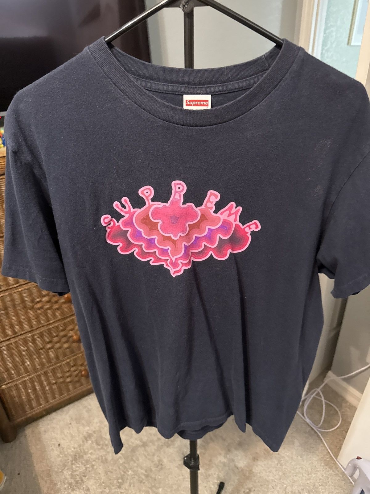 Supreme Supreme navy "Cloud" T shirt Size US M / EU 48-50 / 2 - 1 Thumbnail